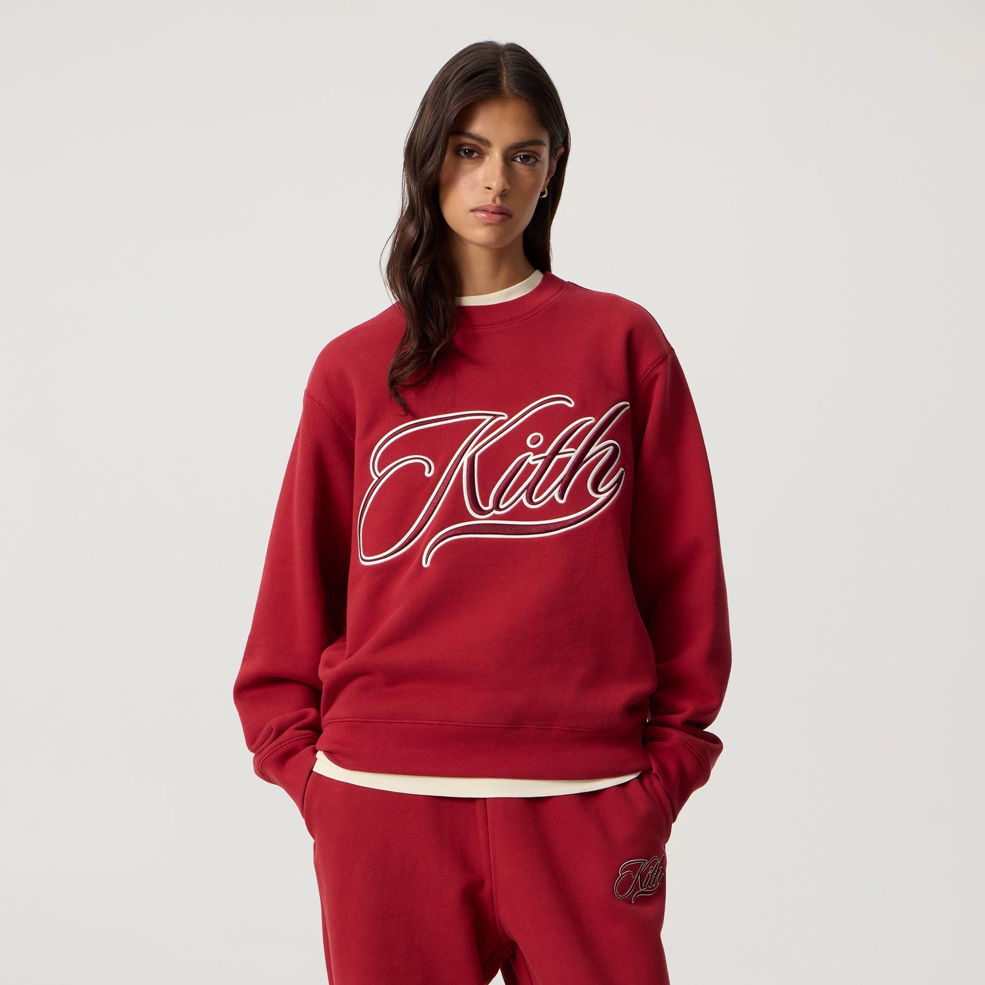 Kith Women Ashwin Varsity Crewneck - Allure