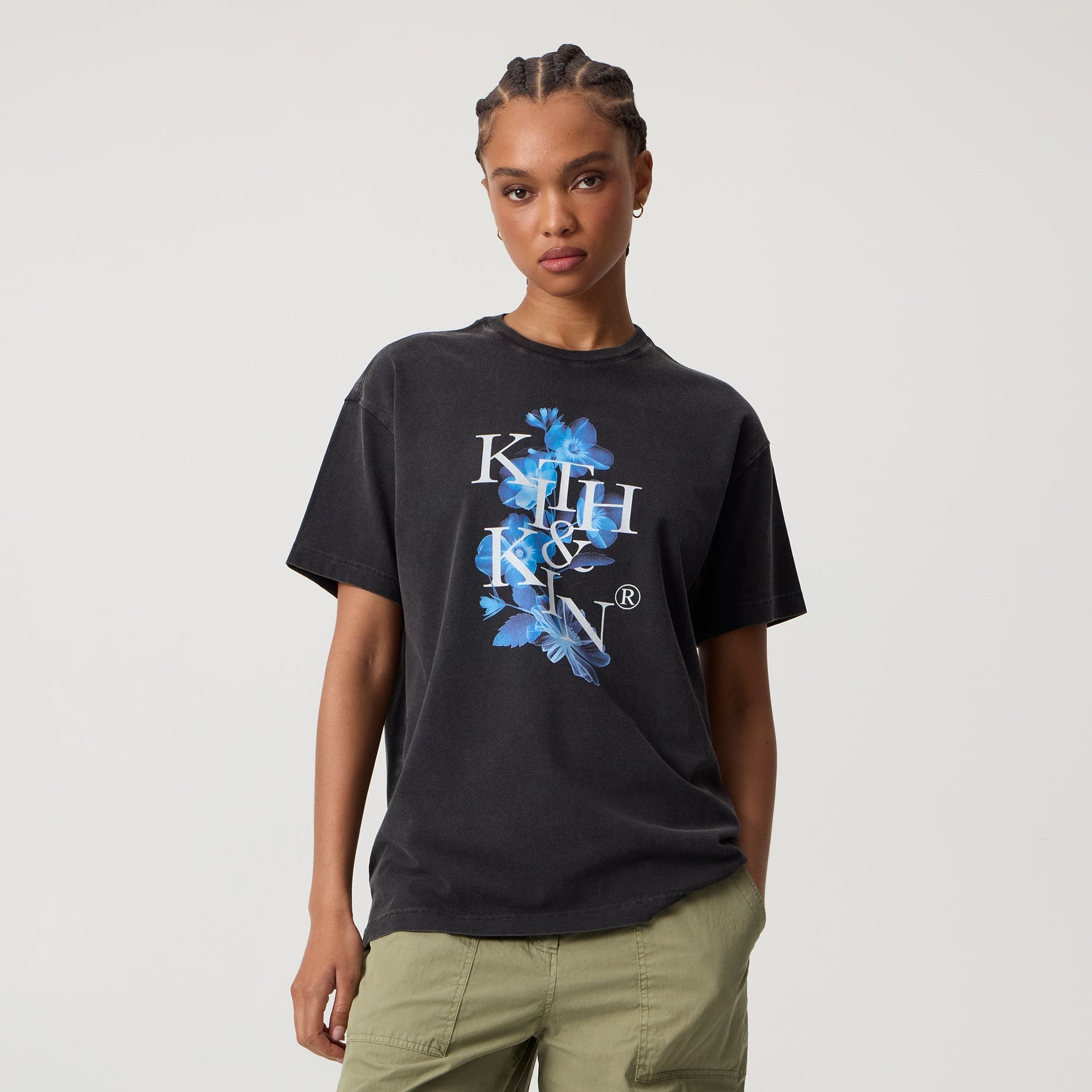 Kith Women Vintage Xray Floral Tee - Black