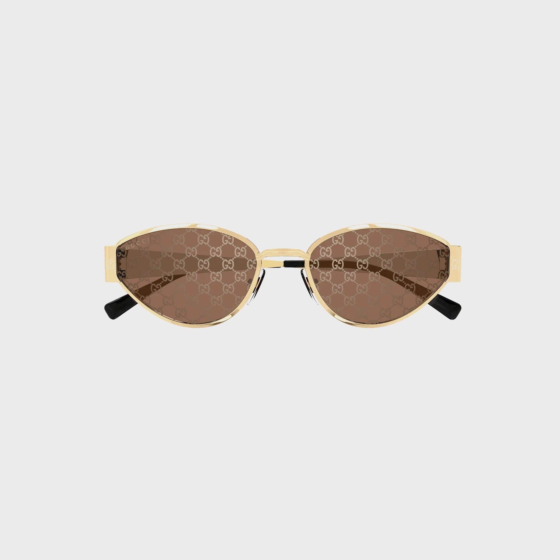 Gucci GG AllinOver Logo Metal Frames 53S in Gold