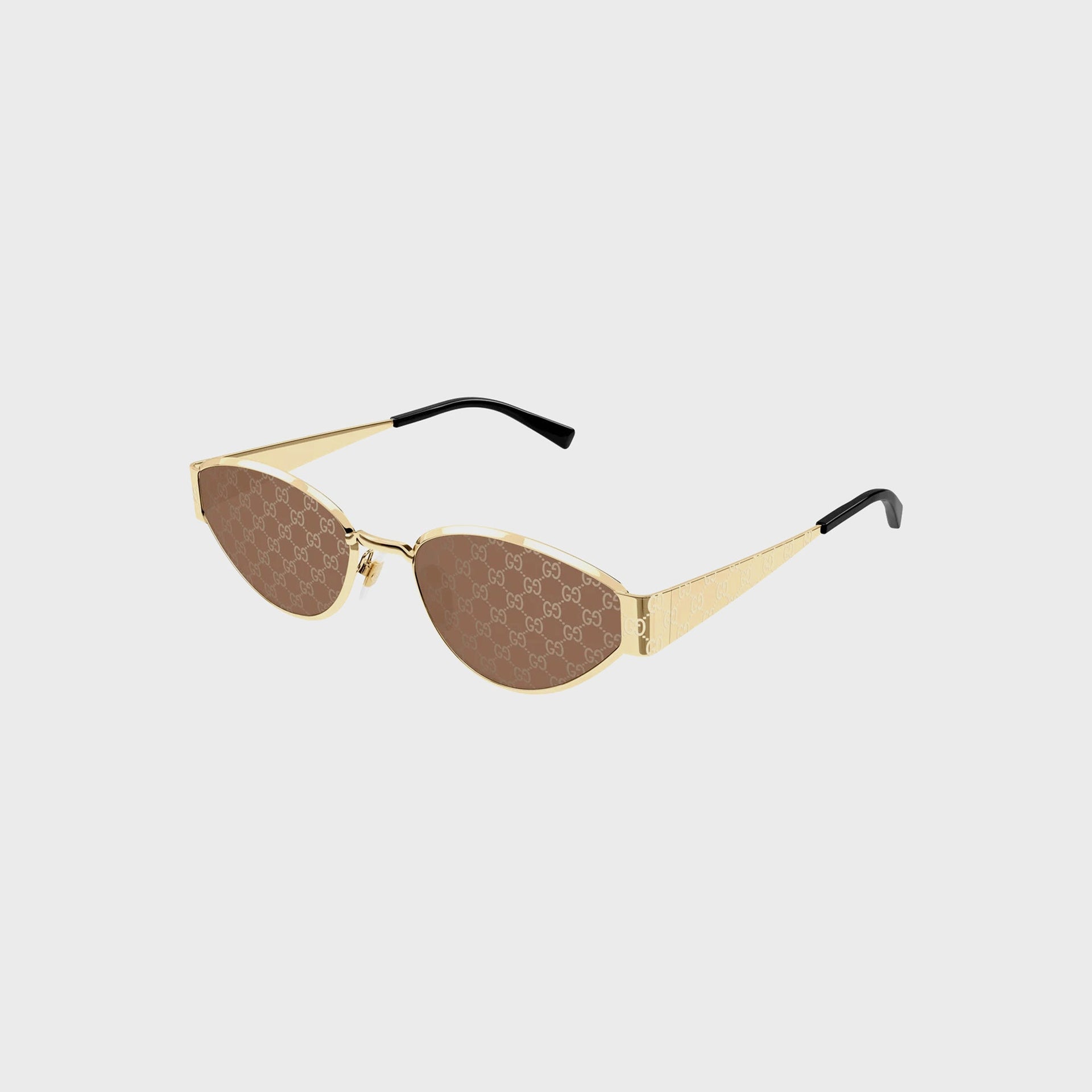 Gucci GG AllinOver Logo Metal Frames 53S in Gold