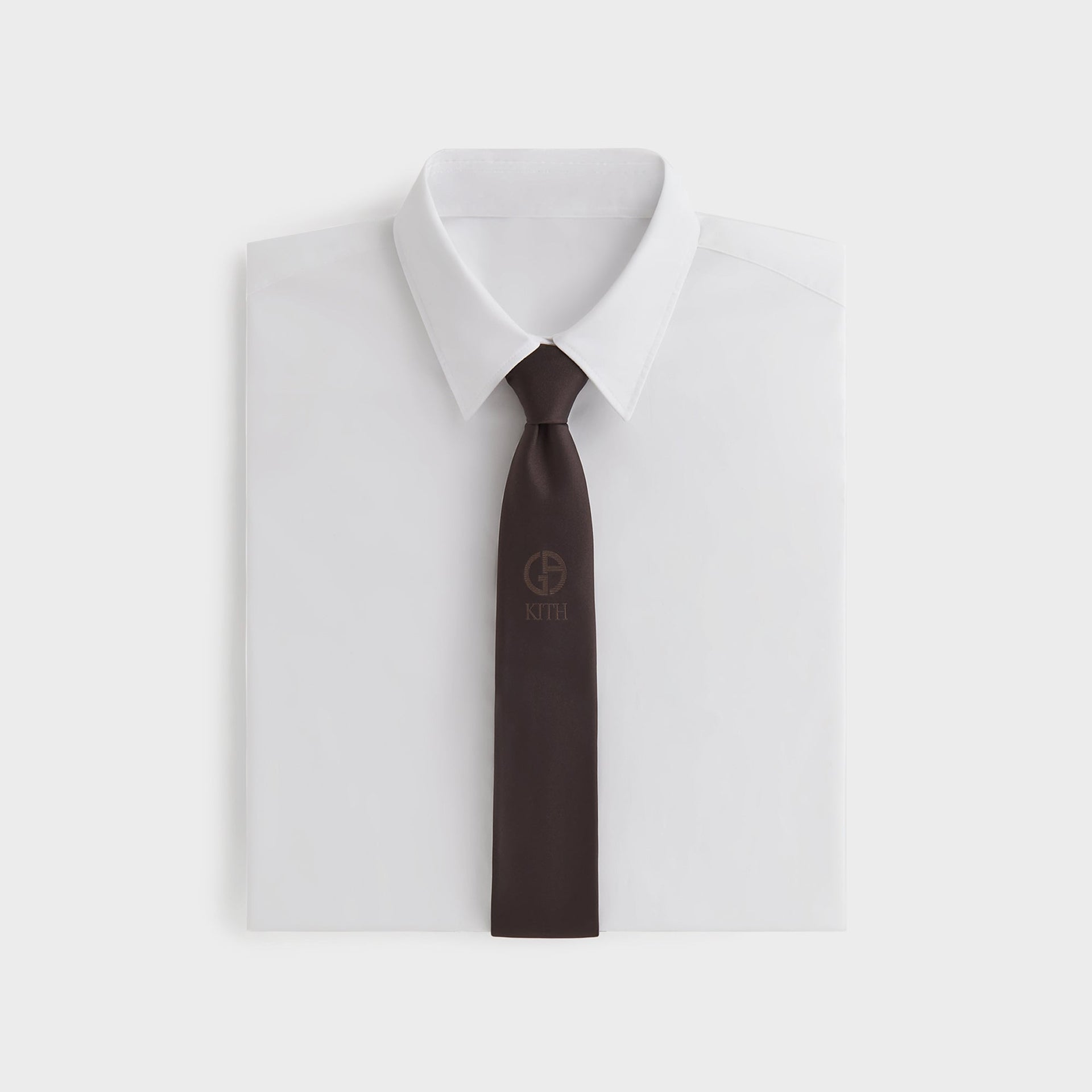 Giorgio Armani & Kith &Kin Jaquard Tie - Kindling
