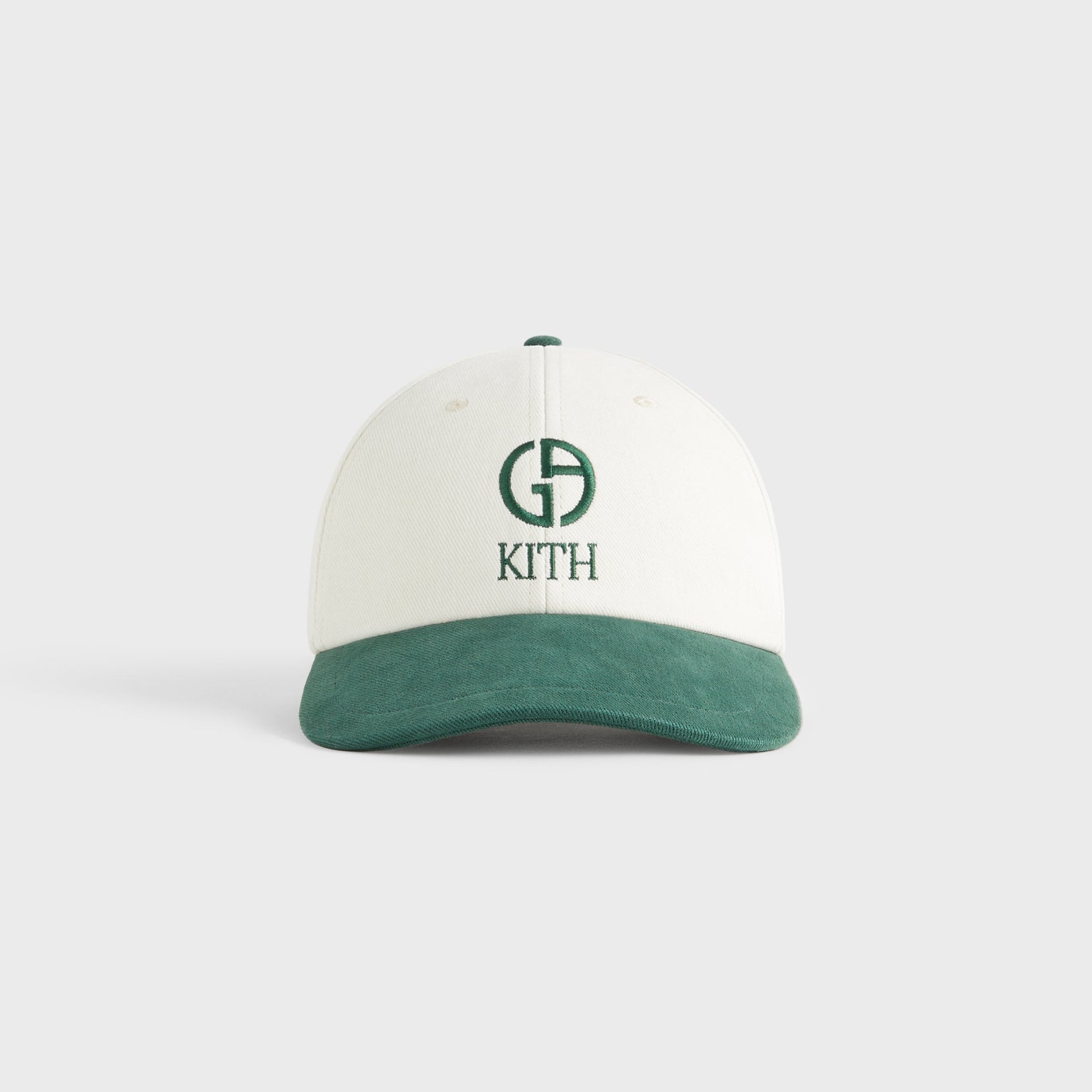Giorgio Armani & Kith Twill Two-Tone Classic Cap - Sandrift