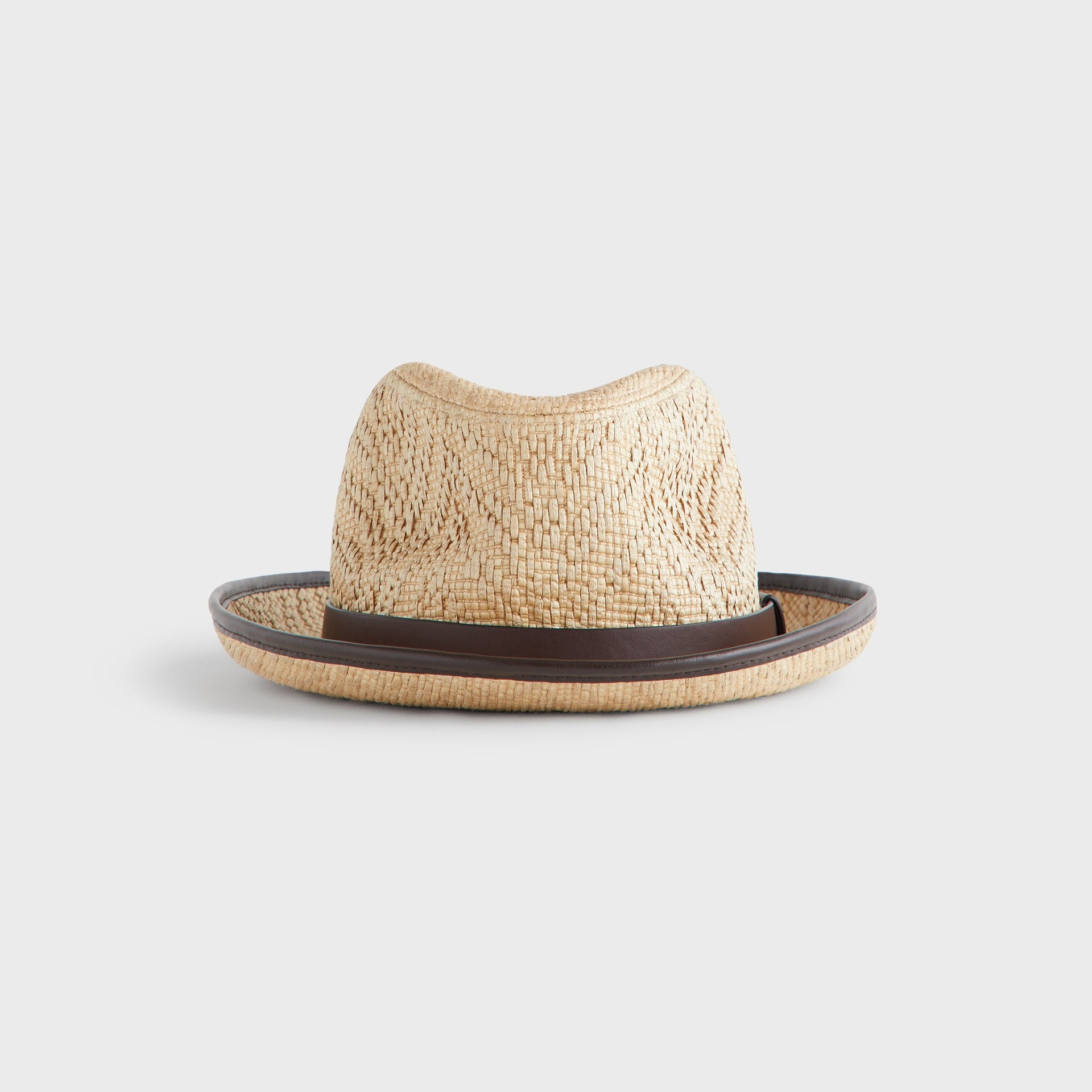 Giorgio Armani & Kith Paper Straw Fedora - Natural