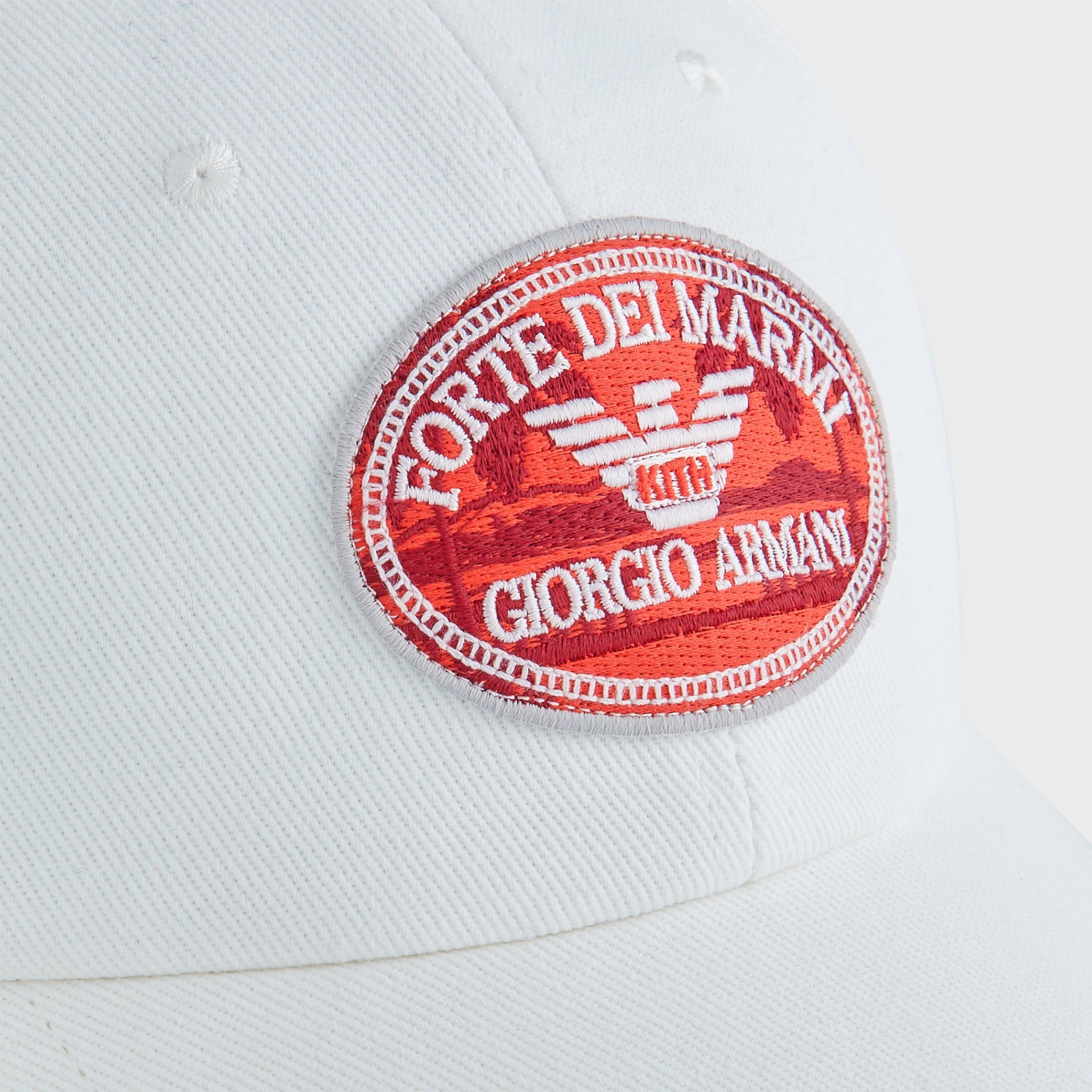 Giorgio Armani & Kith Forte dei Marmi Classic Cap - White