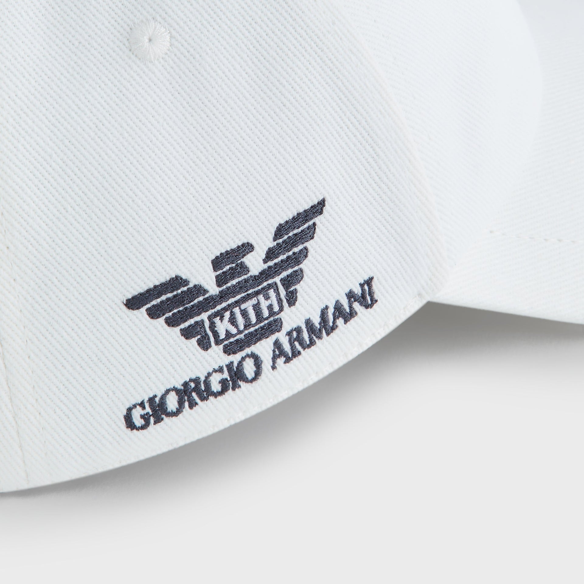 Giorgio Armani & Kith Sardinia Classic Cap - White