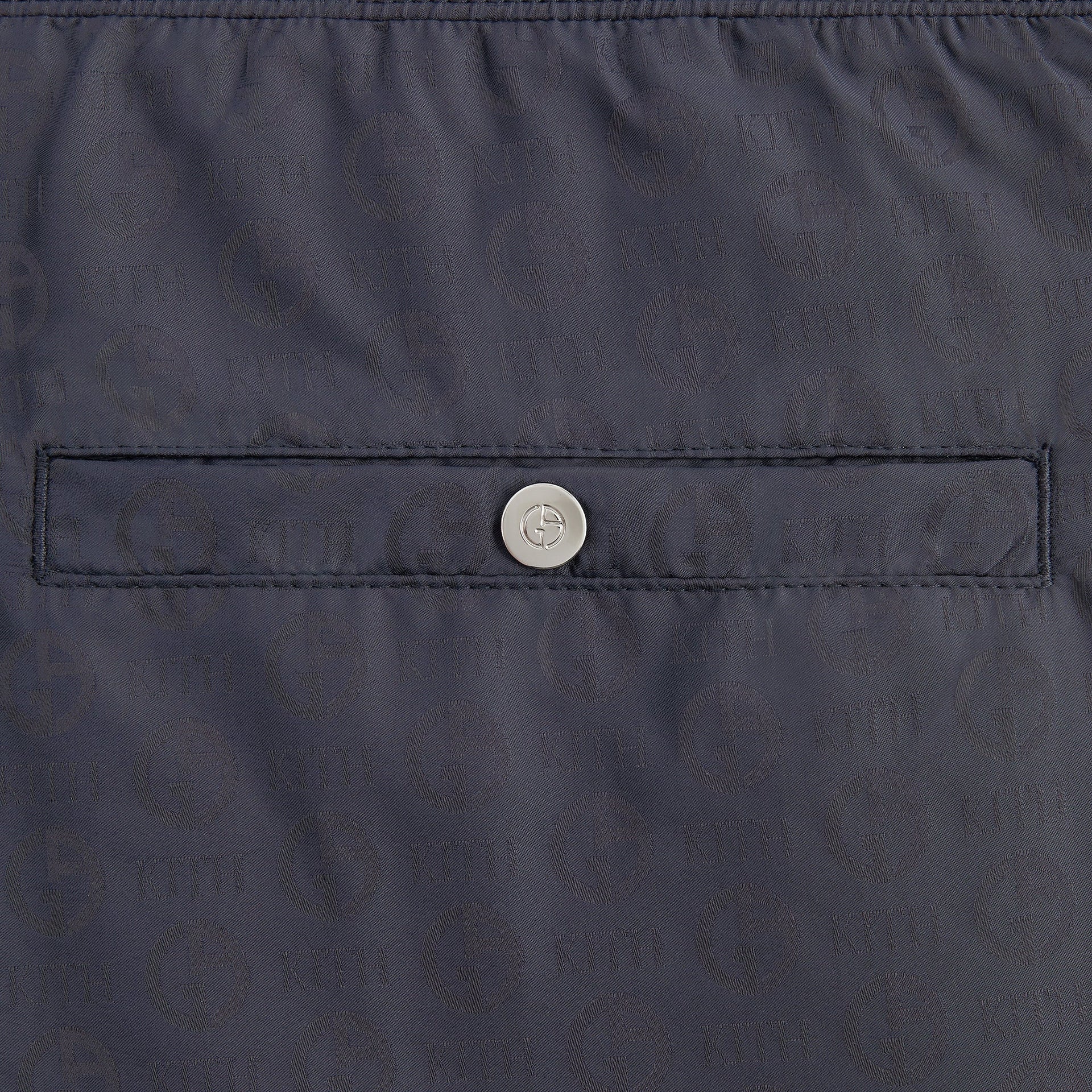 Giorgio Armani & Kith Jacquard Collins Swim Short - Ink