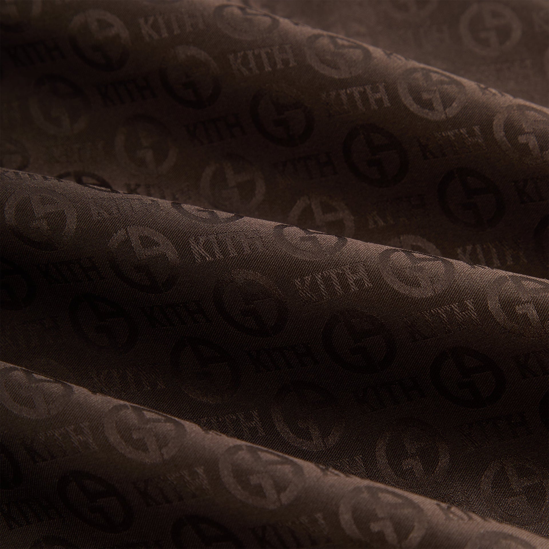 Giorgio Armani & Kith Monogram Short Sleeve Thompson Camp Collar Shirt - Kindling