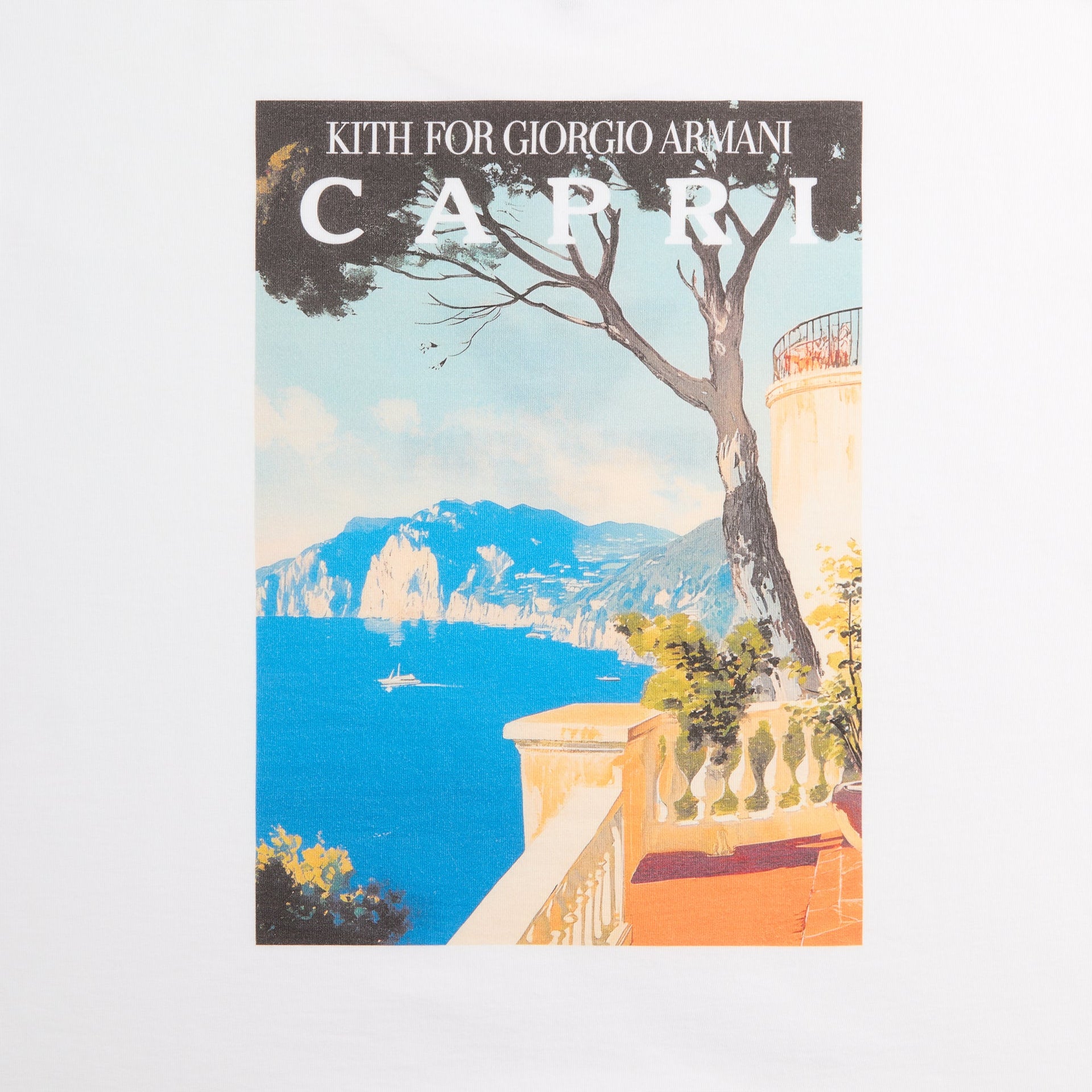 Giorgio Armani & Kith Capri Tee - White