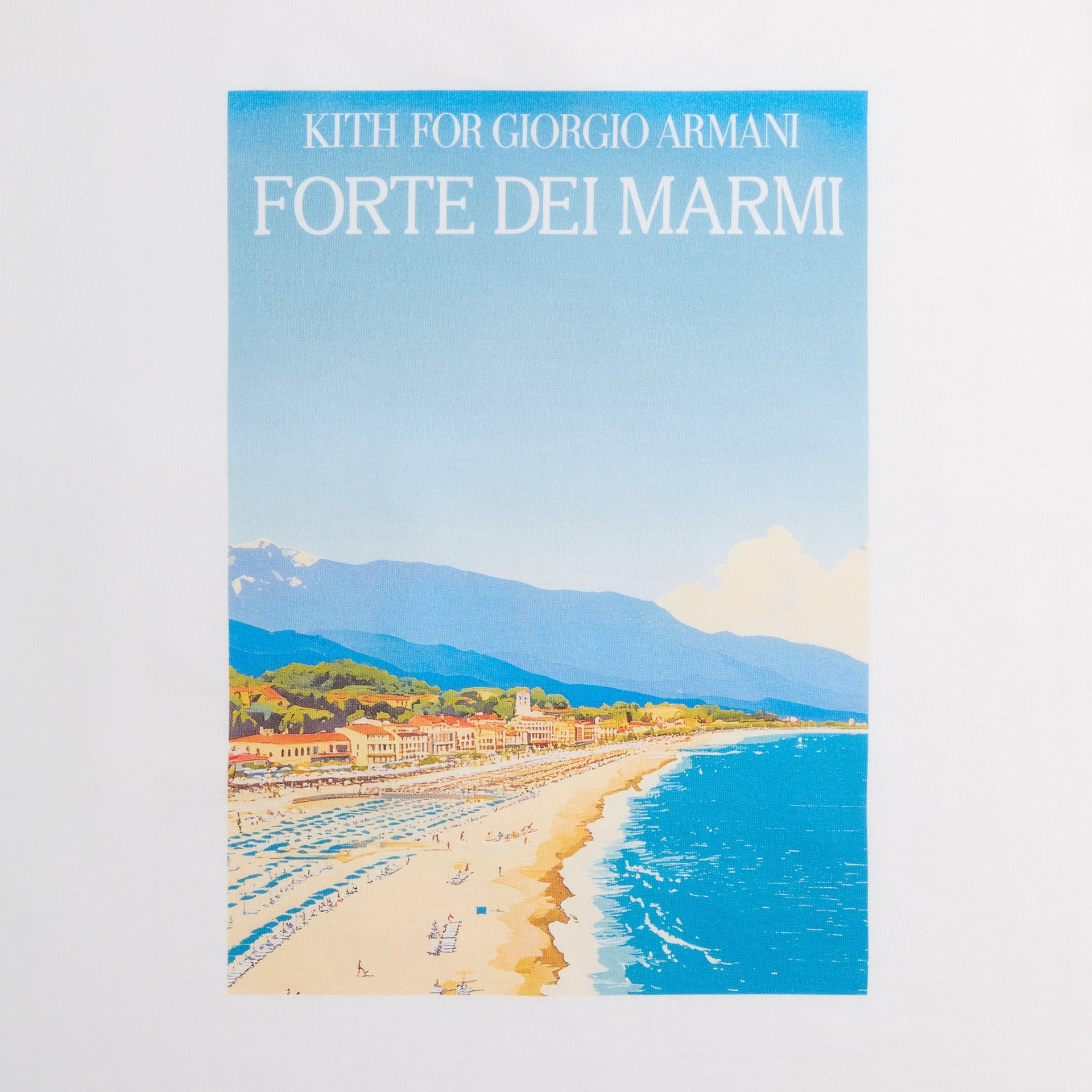 Giorgio Armani & Kith Forte dei Marmi Pocket Tee - White