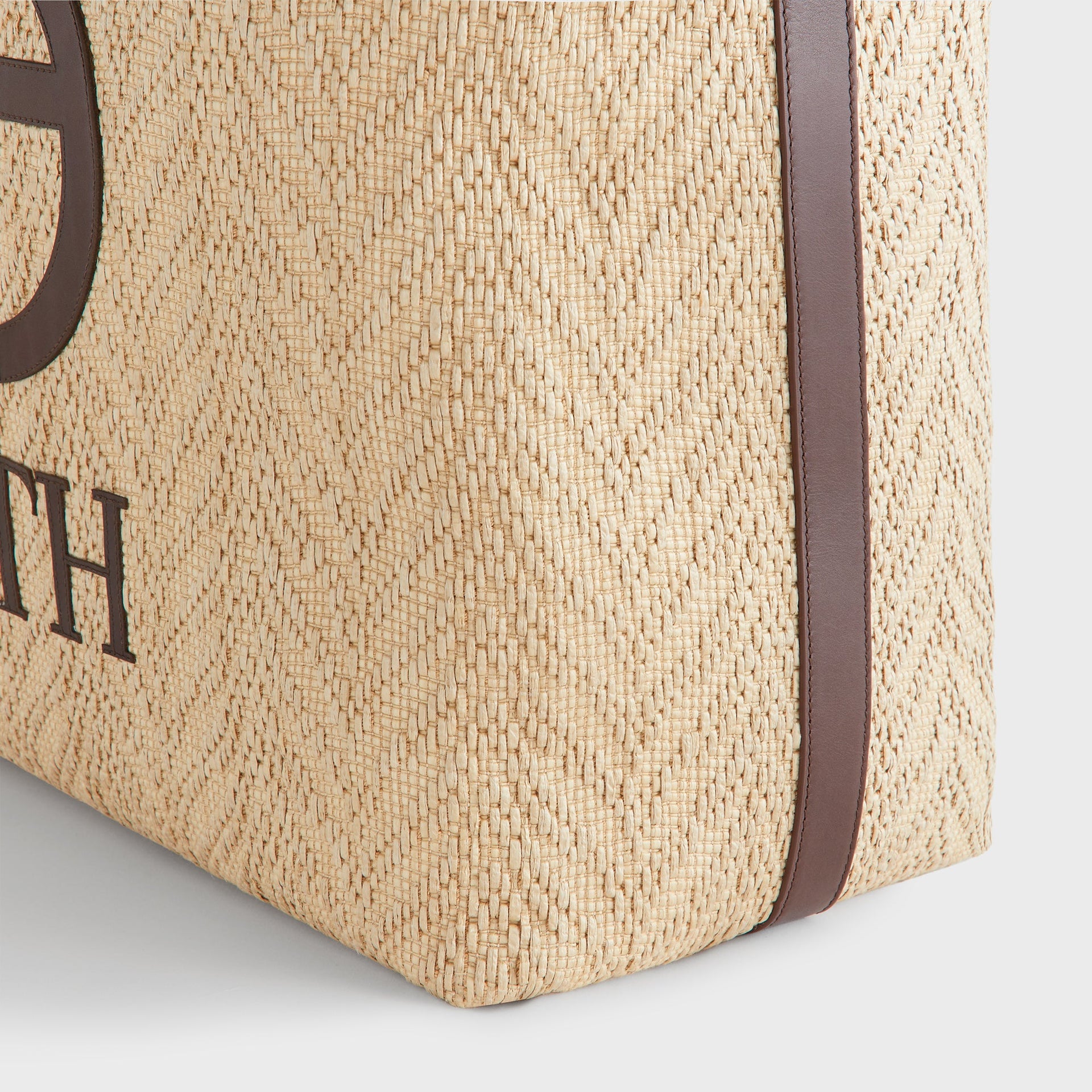 Giorgio Armani & Kith Raffia Tote - Natural Raffia