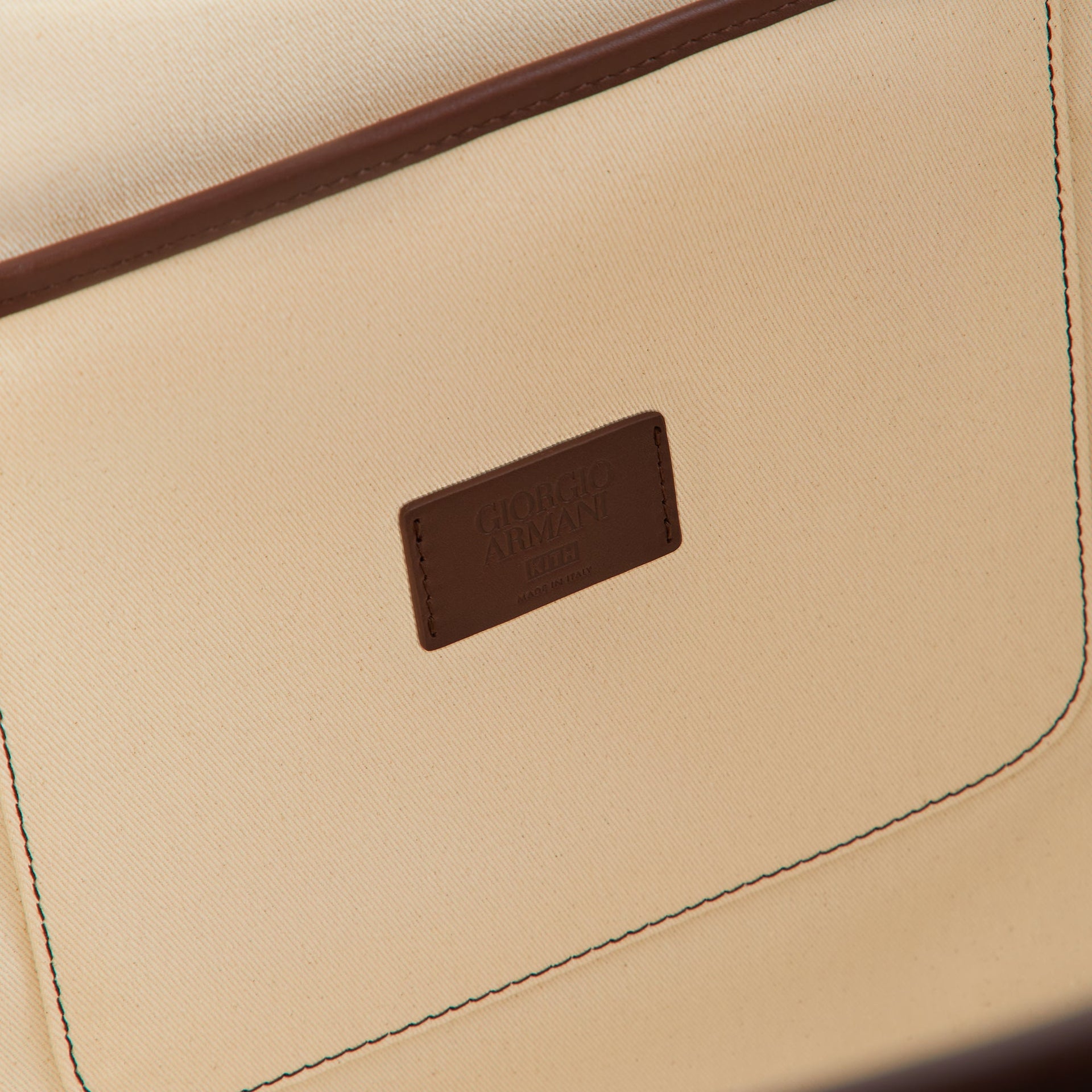 Giorgio Armani & Kith Raffia Tote - Natural Raffia