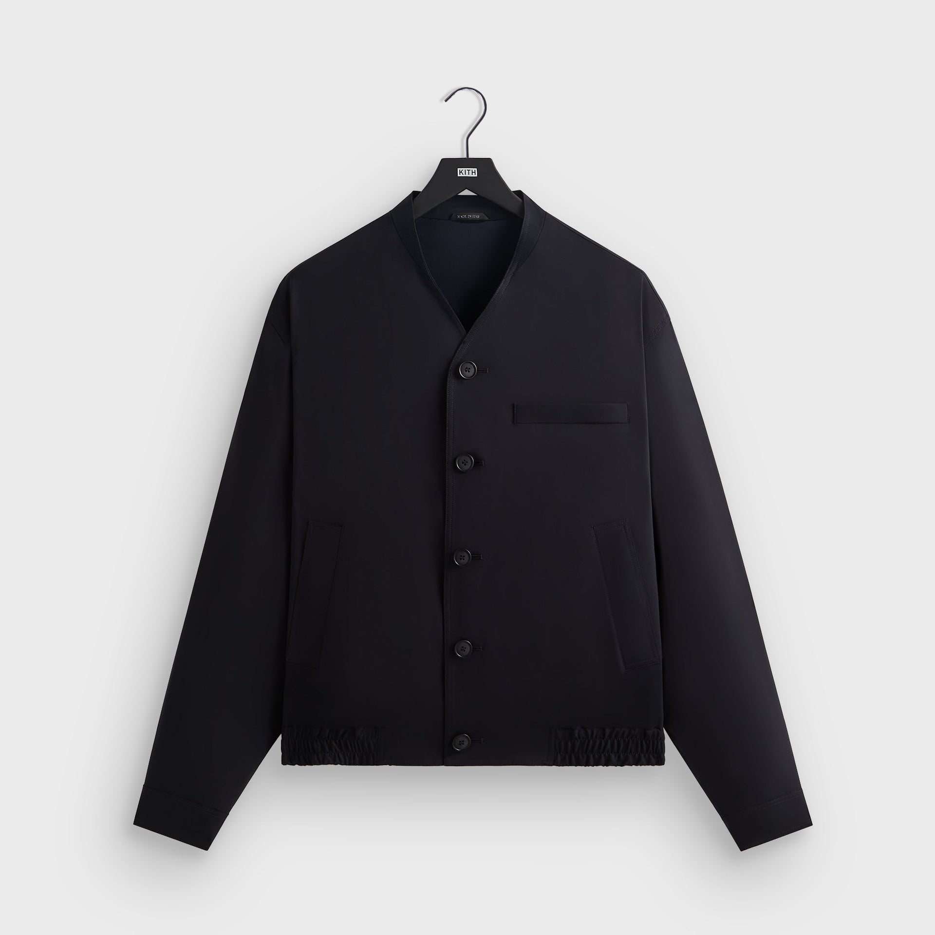 Giorgio Armani & Kith Collarless Bomber Jacket - Admiral