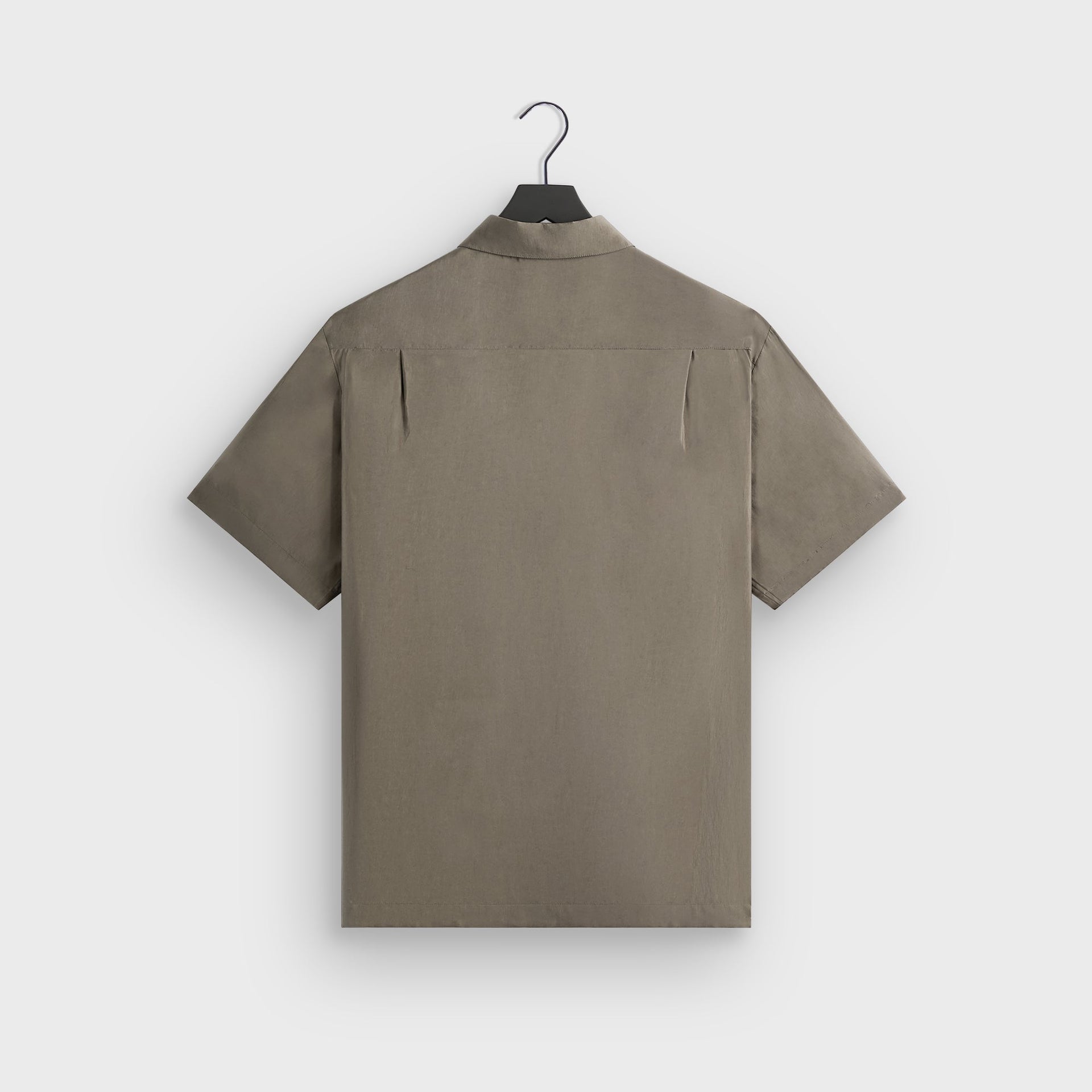 Giorgio Armani & Kith Silky Short Sleeve Button Up - Gravel