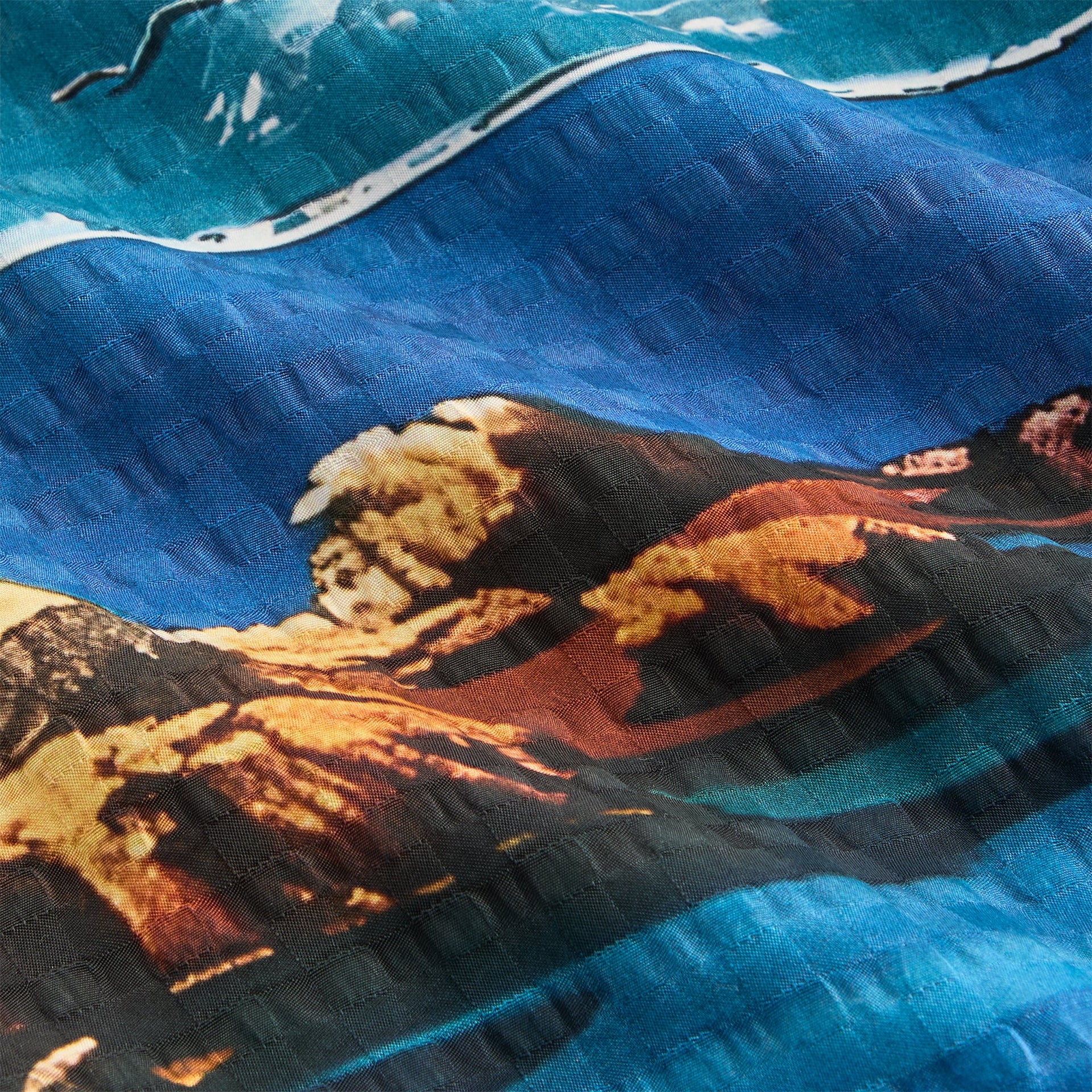 Giorgio Armani & Kith Sardinia Short Sleeve Zip Shirt - Multi