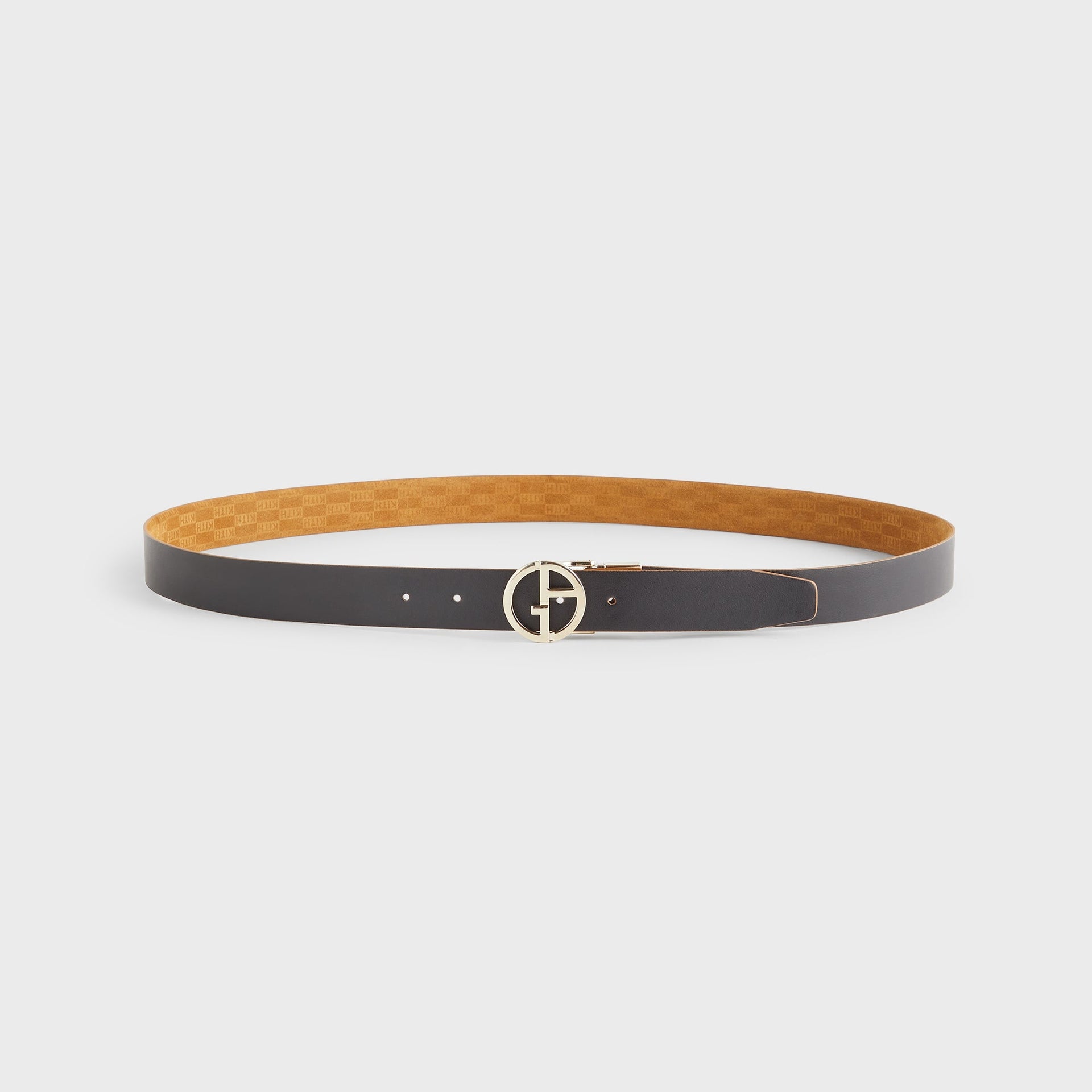 Giorgio Armani & Kith Reversible Suede Belt - Tan
