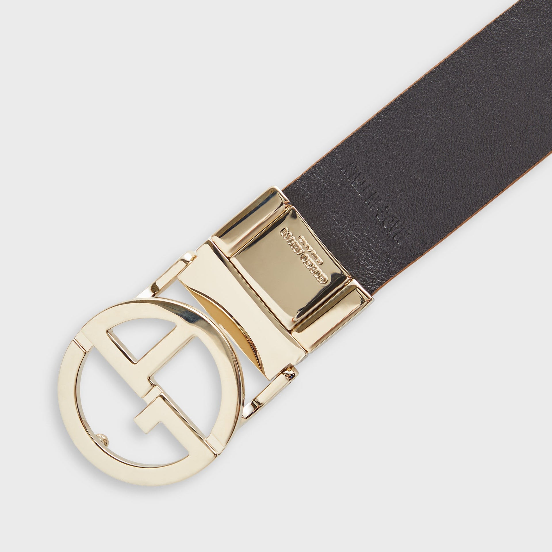 Giorgio Armani & Kith Reversible Suede Belt - Tan