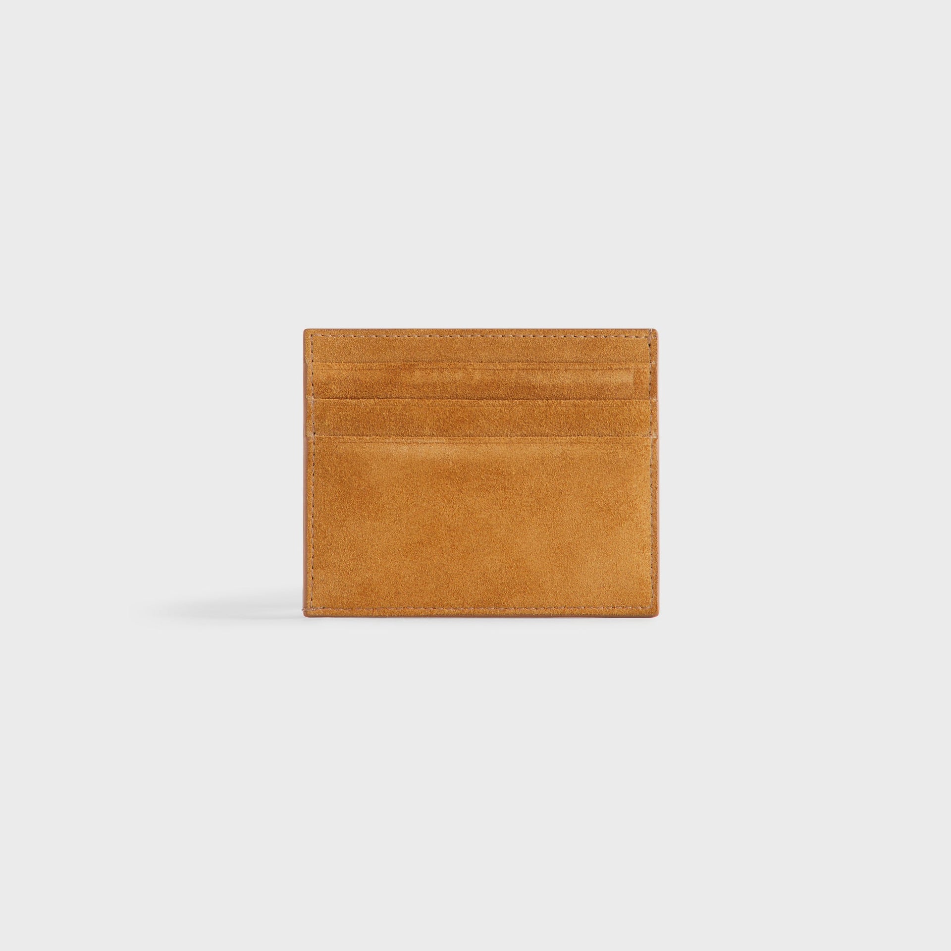 Giorgio Armani & Kith Suede Card Holder - Tan
