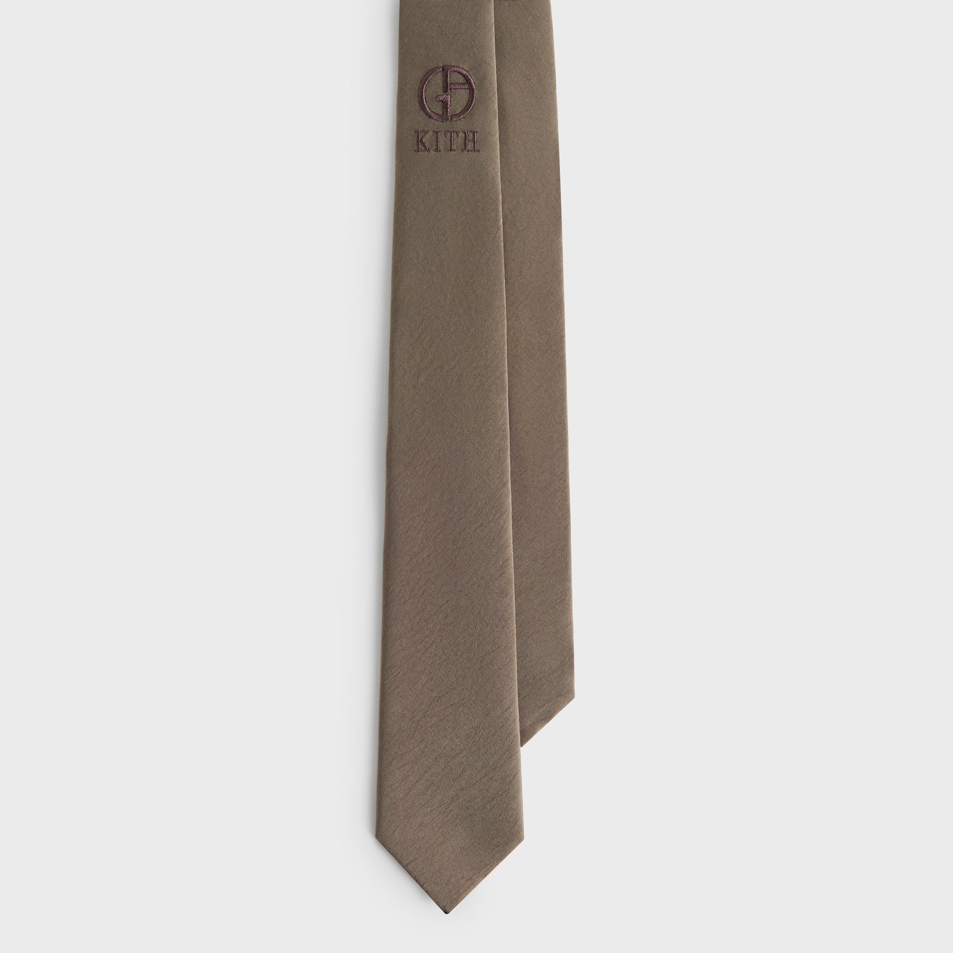 Giorgio Armani & Kith Silk Tie - Gravel