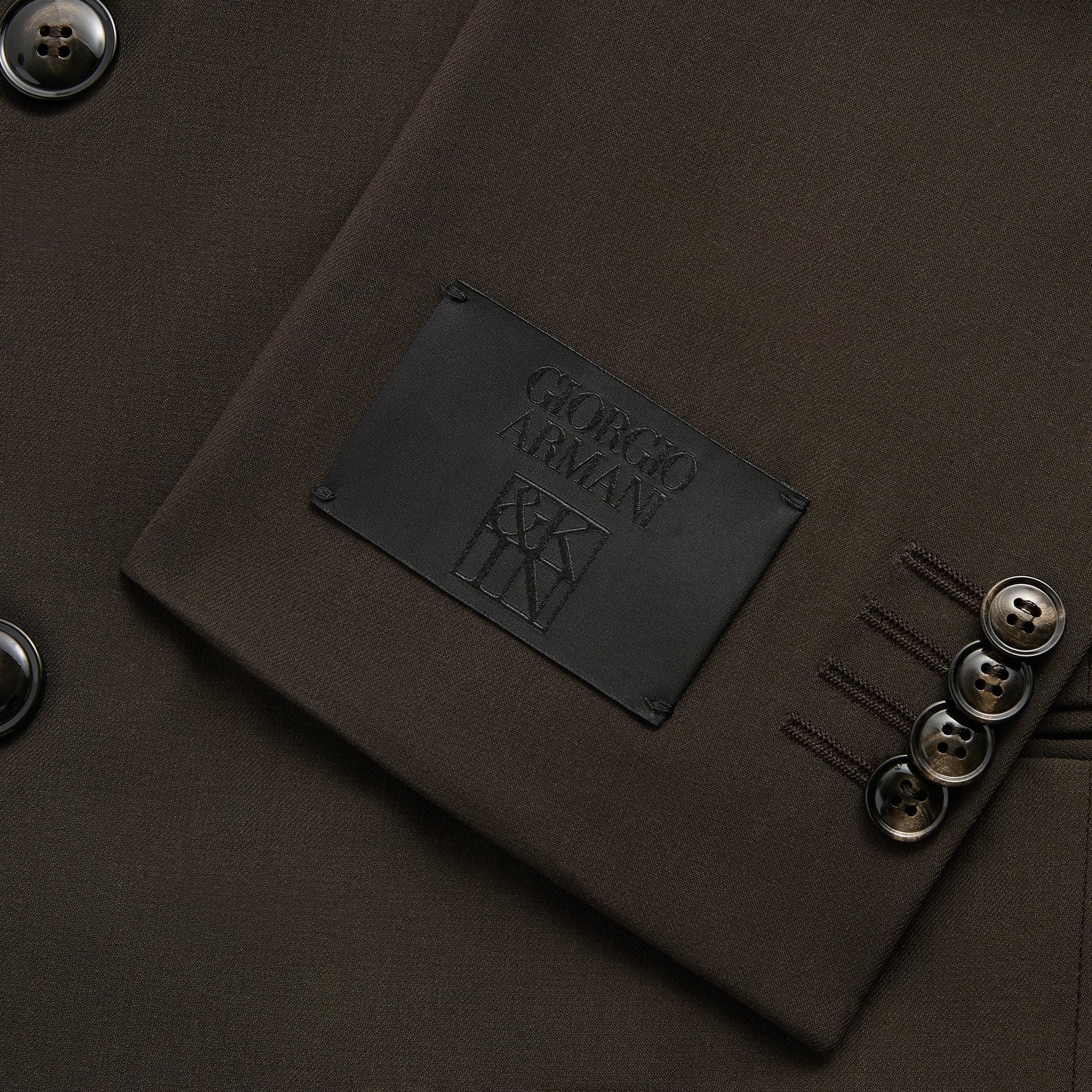 Giorgio Armani & Kith &Kin The Artist Virgin Wool Double-Breasted Jacket - Kindling