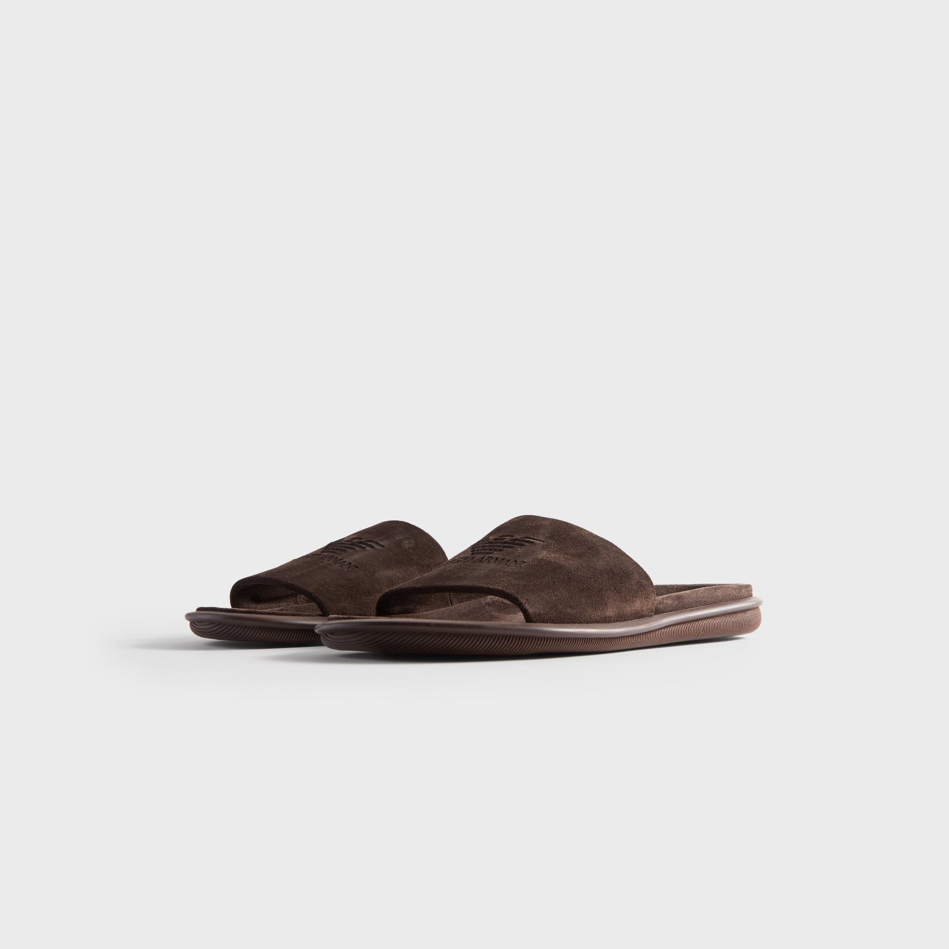 Giorgio Armani & Kith Suede Slides - Pepe