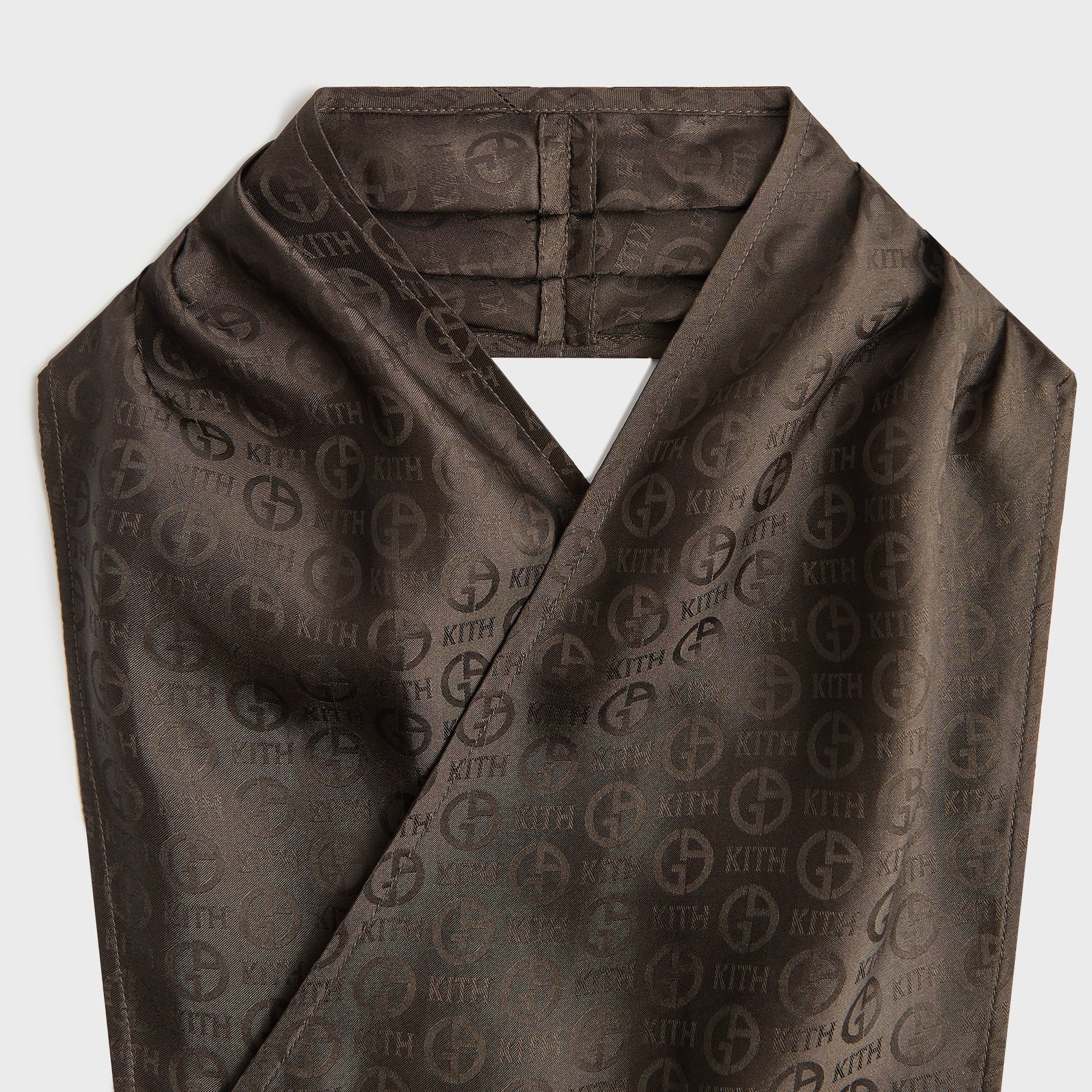 Giorgio Armani & Kith Women Silk Wrap Halter Cover Up - Kindling