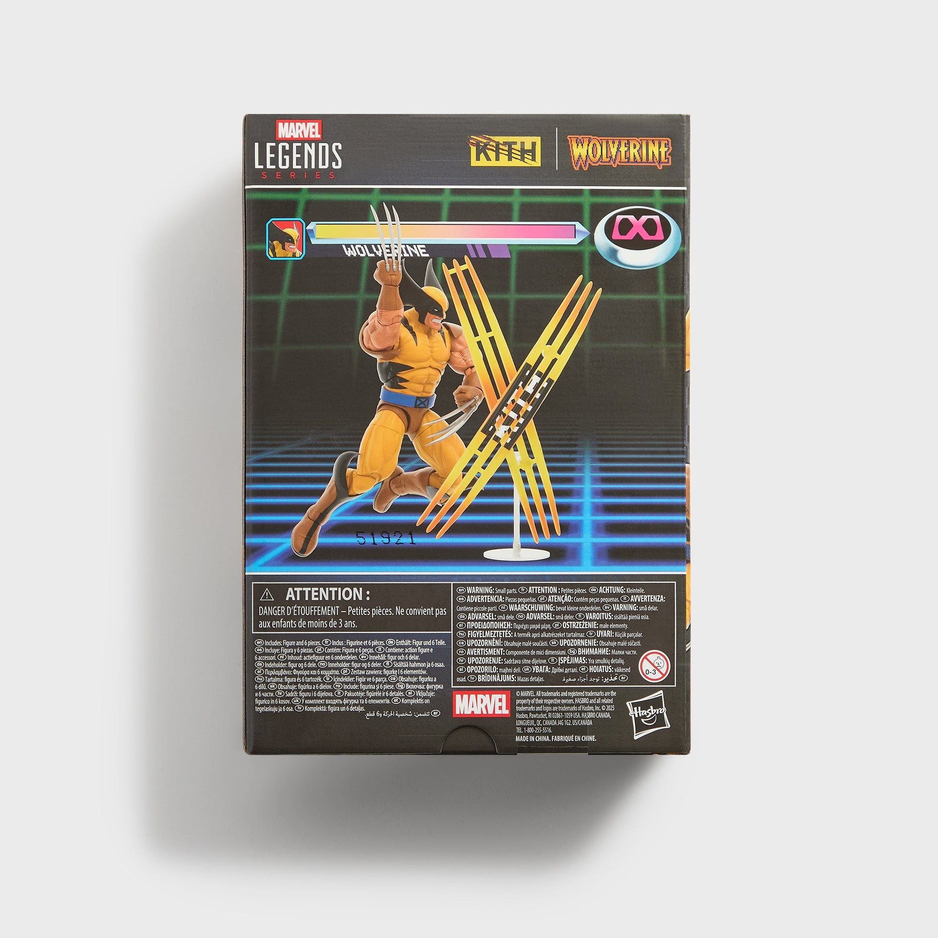 Marvel | Kith for Hasbro Legends Wolverine Gamerverse Player 2 Figure - Yellow
