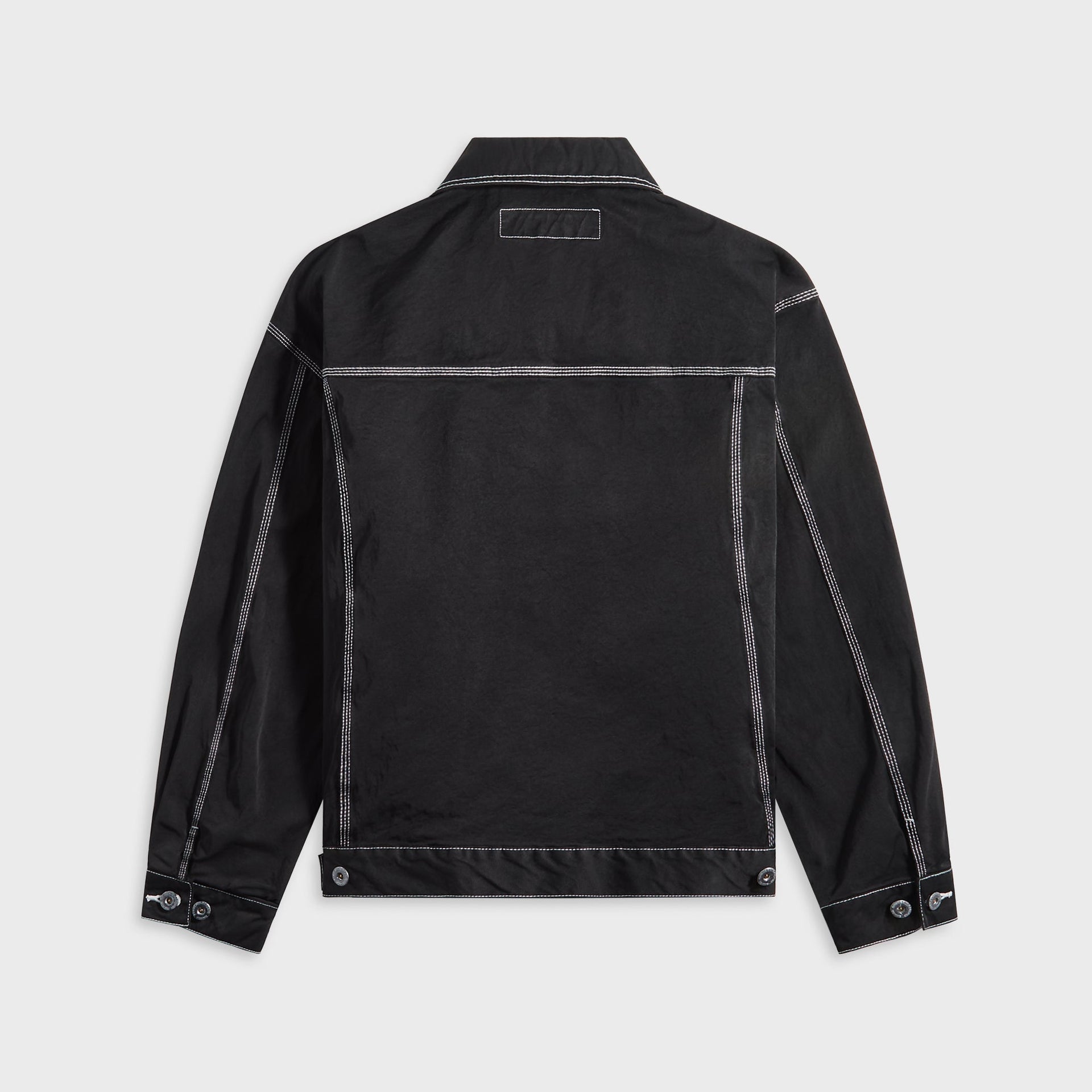 CDG Homme Top Stitch Trucker Jacket - Black