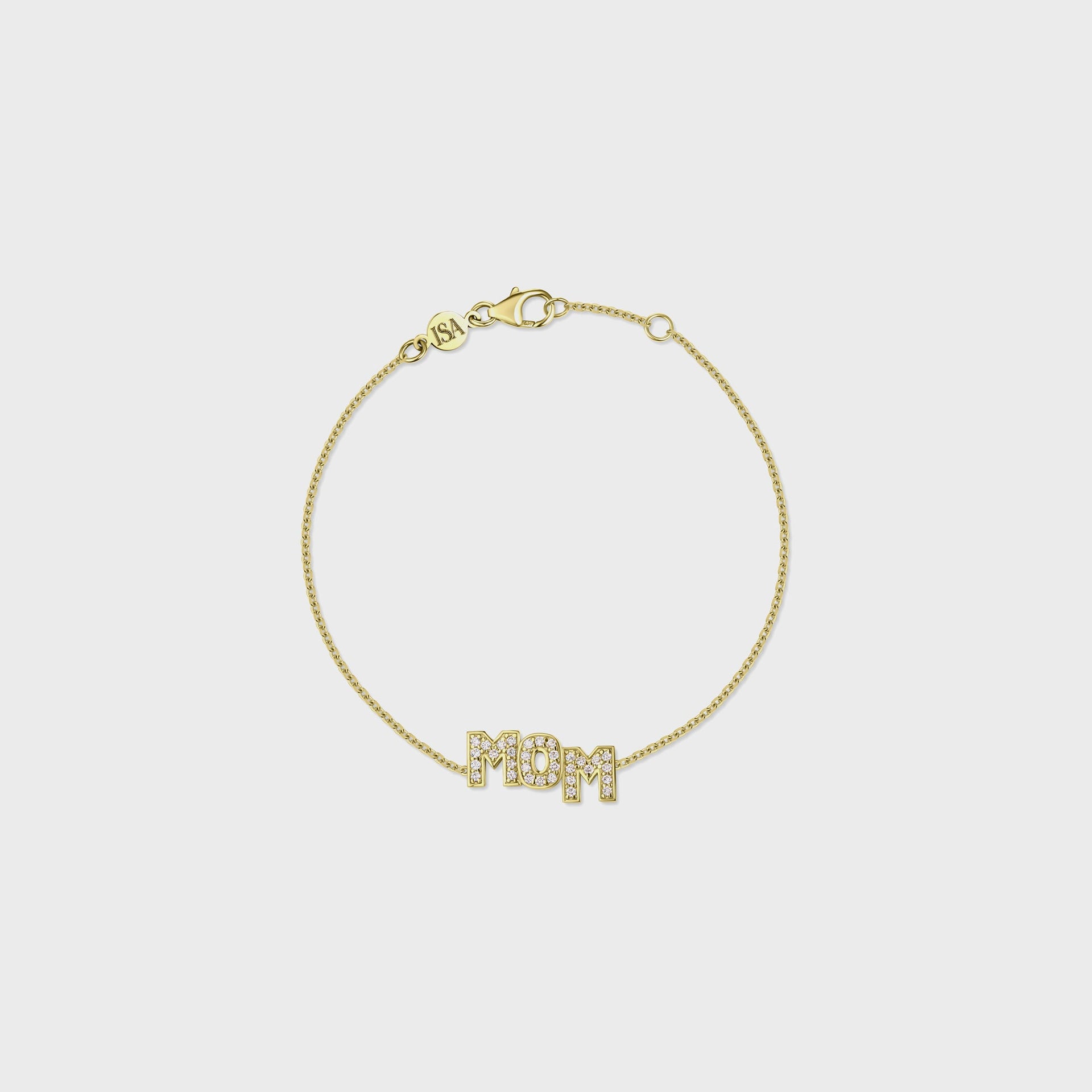 Isa Grutman Mom Bracelet in Gold