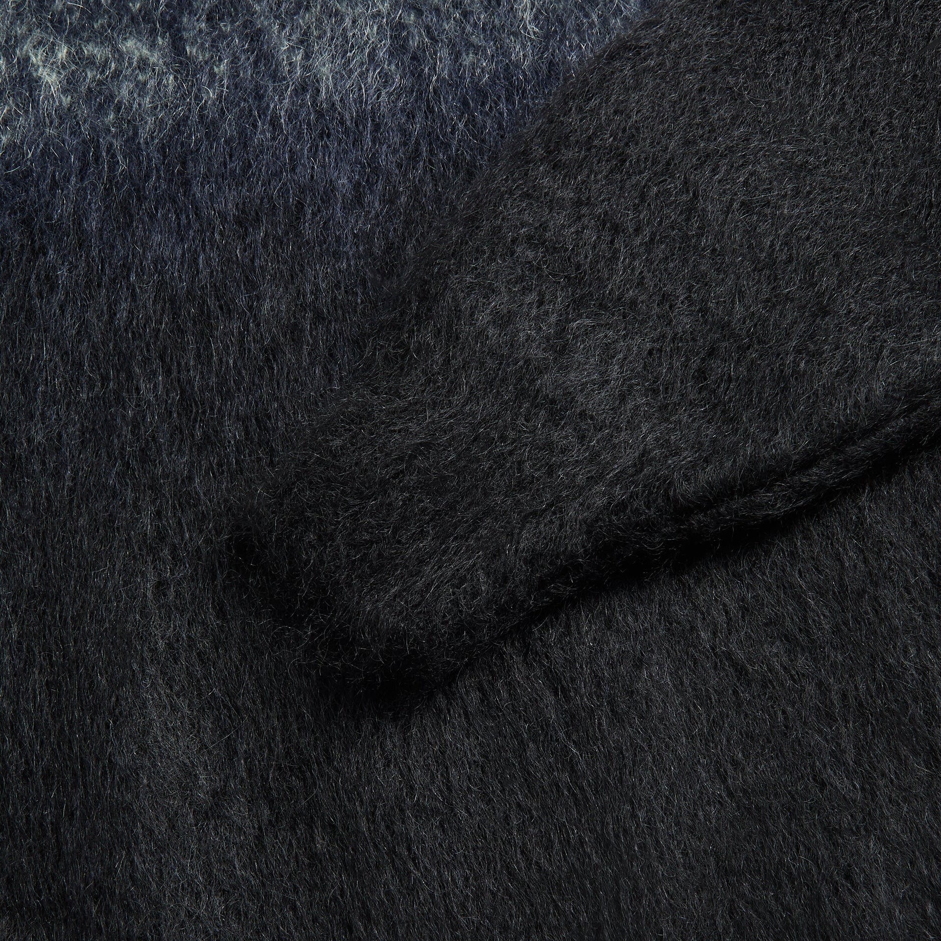 Jil Sander Mohair Jacquard Crewneck Sweater - Mint Green / Navy Blue