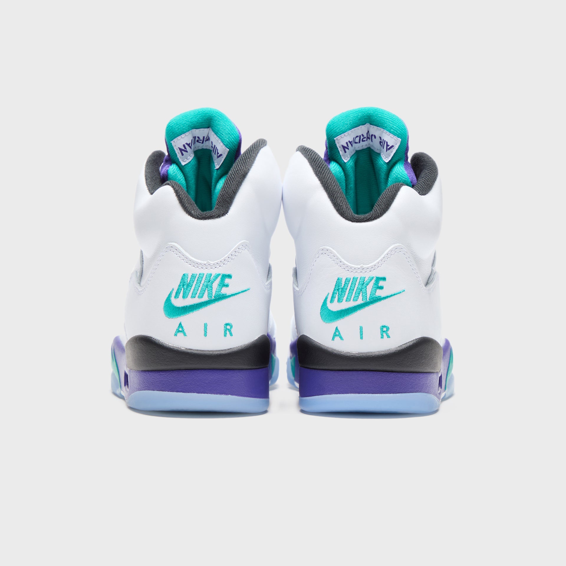Jordan Air Jordan 5 - Black / New Emerald / Grape Ice