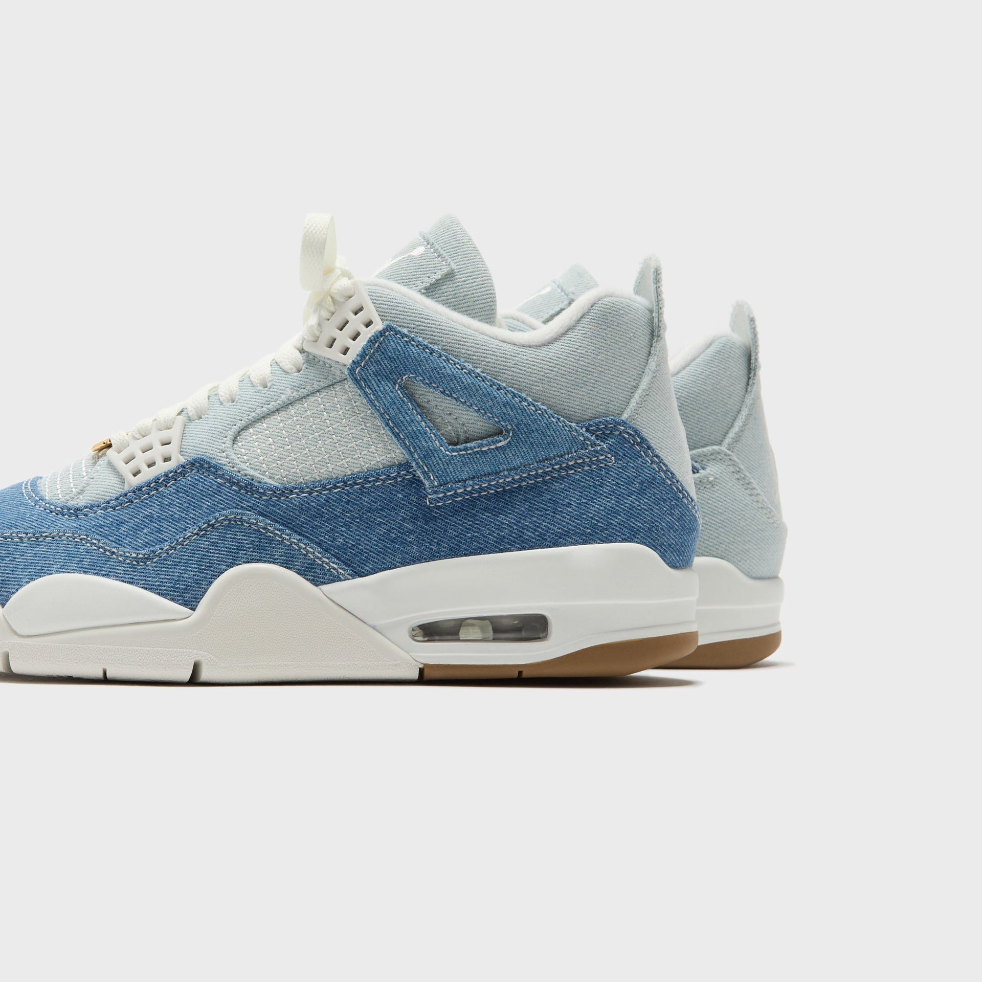 Jordan WMNS Air Jordan 4 Retro - Tex Sail / Sail Gum / Light Brown / Worn Blue