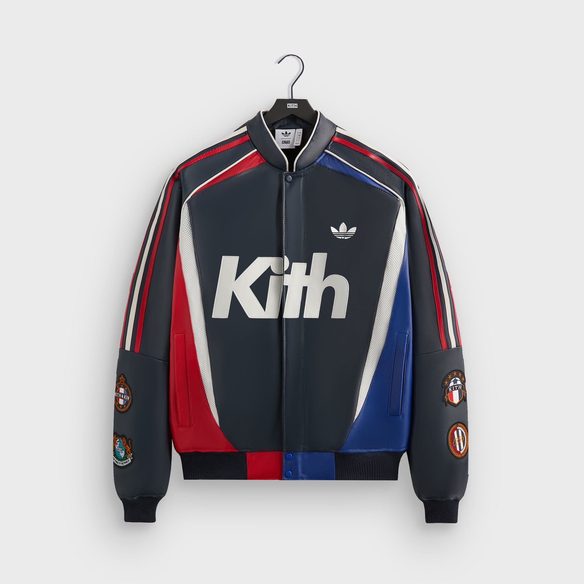 Kith for adidas Football Bomber Jacket in Legend Ink