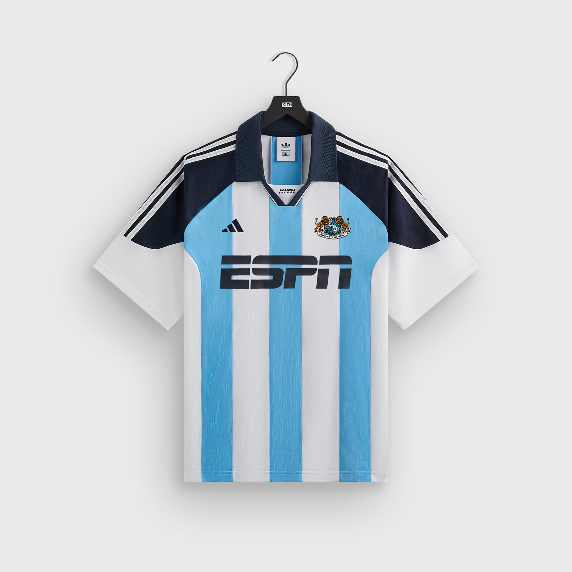 Kith for adidas Football ESPN Jersey in White / Blue