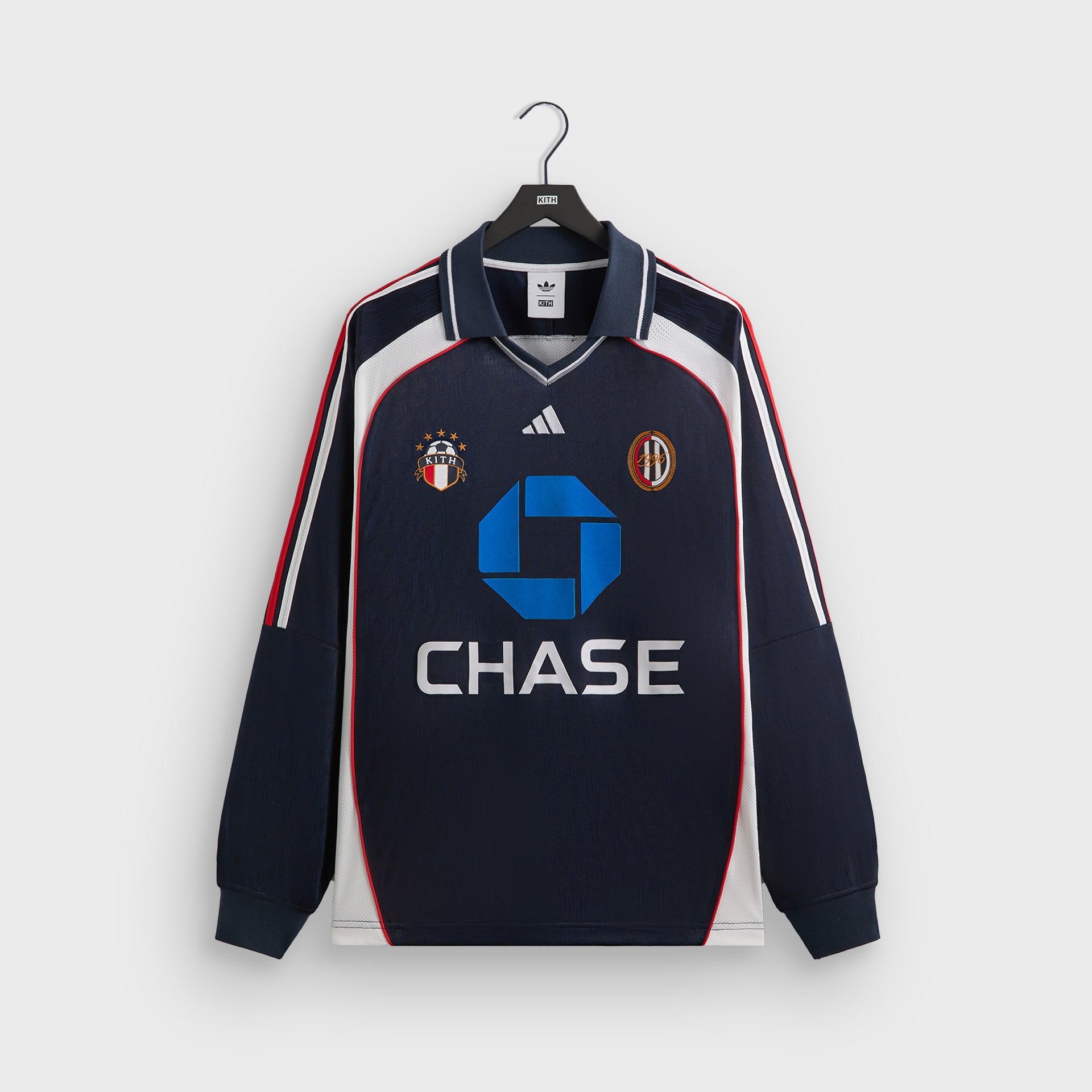 Kith for adidas Football Chase Long Sleeve Jersey in Legend Ink