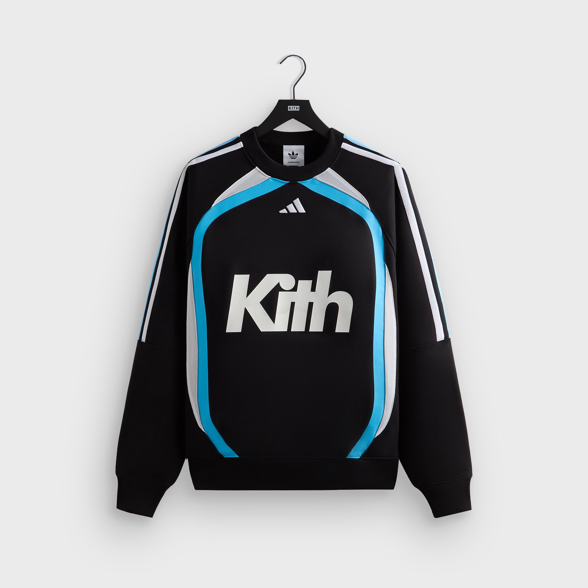 Kith for adidas Football Crewneck in Black