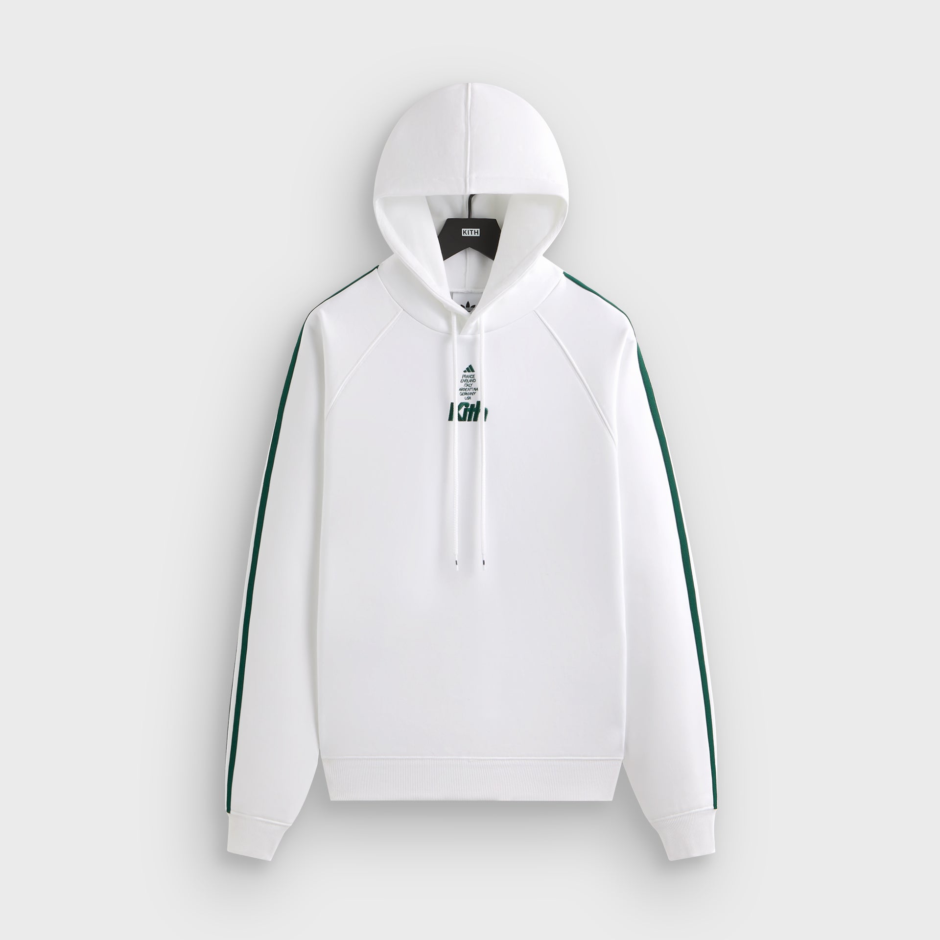 Kith for adidas Football Hoodie in White