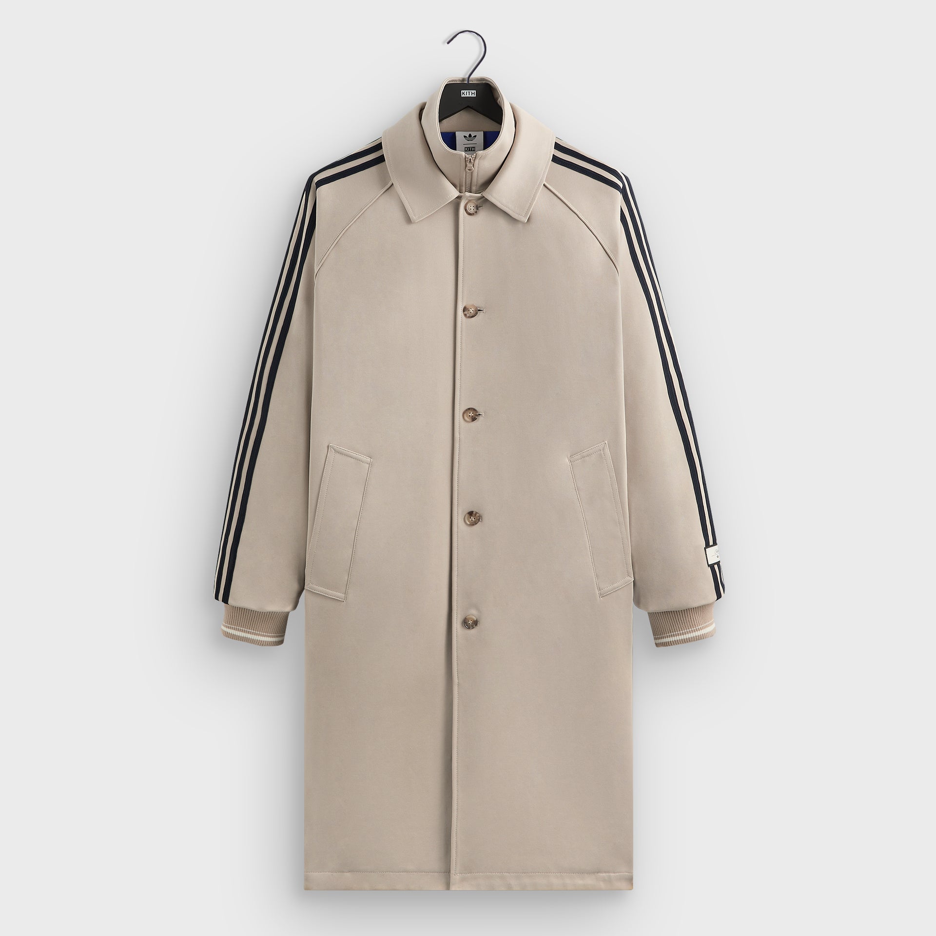 Kith for adidas Football Hybrid Trench Coat in Beige