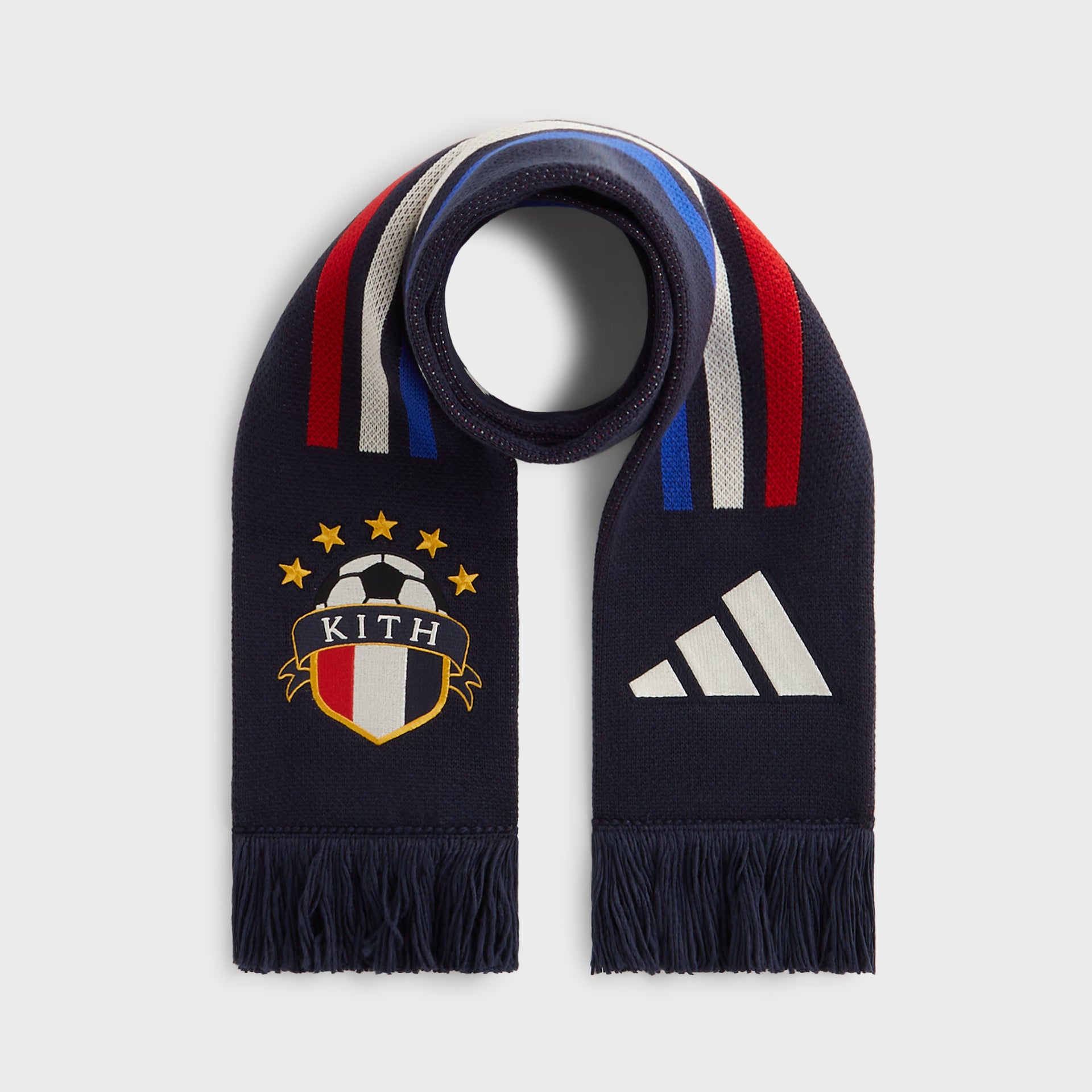 Kith for adidas Football Scarf in Legend Ink