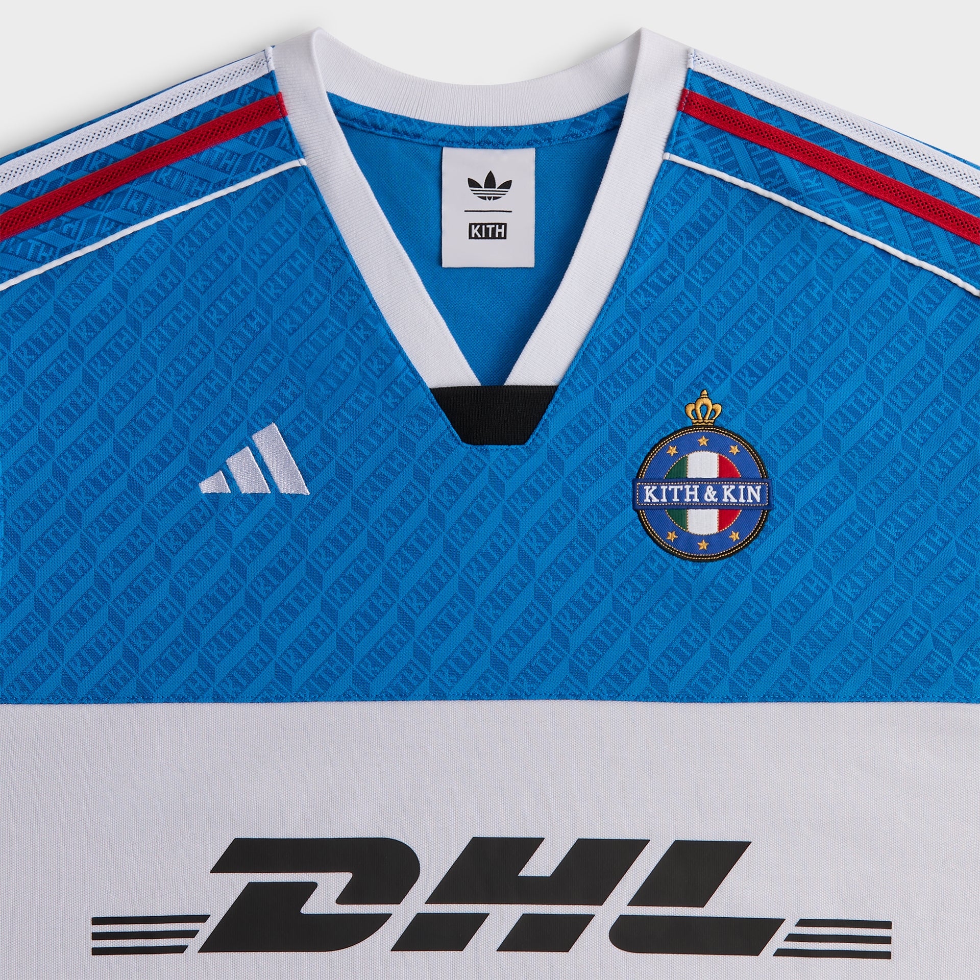 Kith for adidas Football DHL Express Jersey in Blue Burst