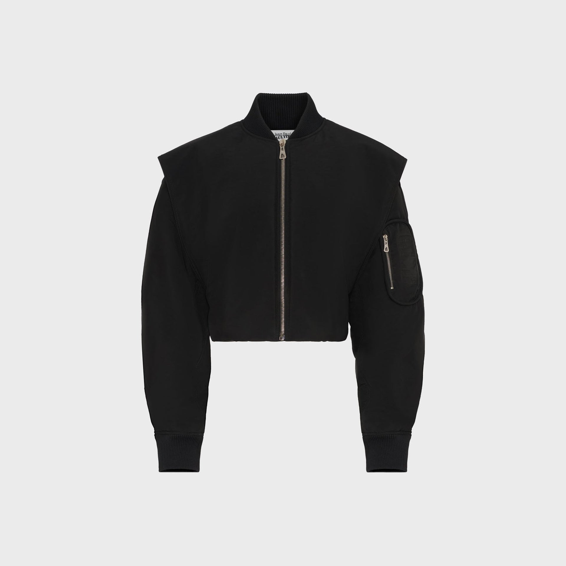 Jean Paul Gaultier Bomber With Hidden Hood Detail - Black