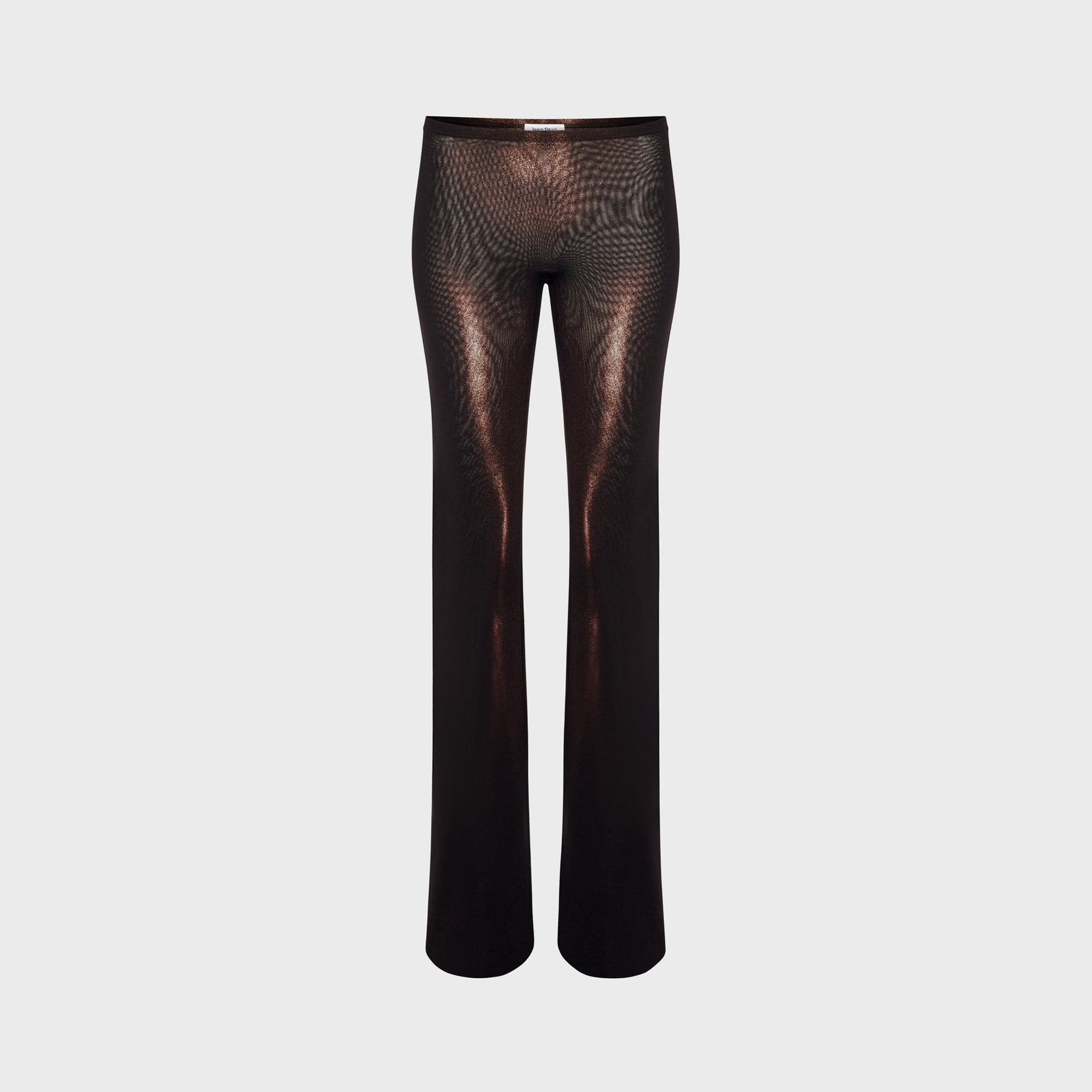 Jean Paul Gaultier Printed Body Dust Trouser in Black / Brown