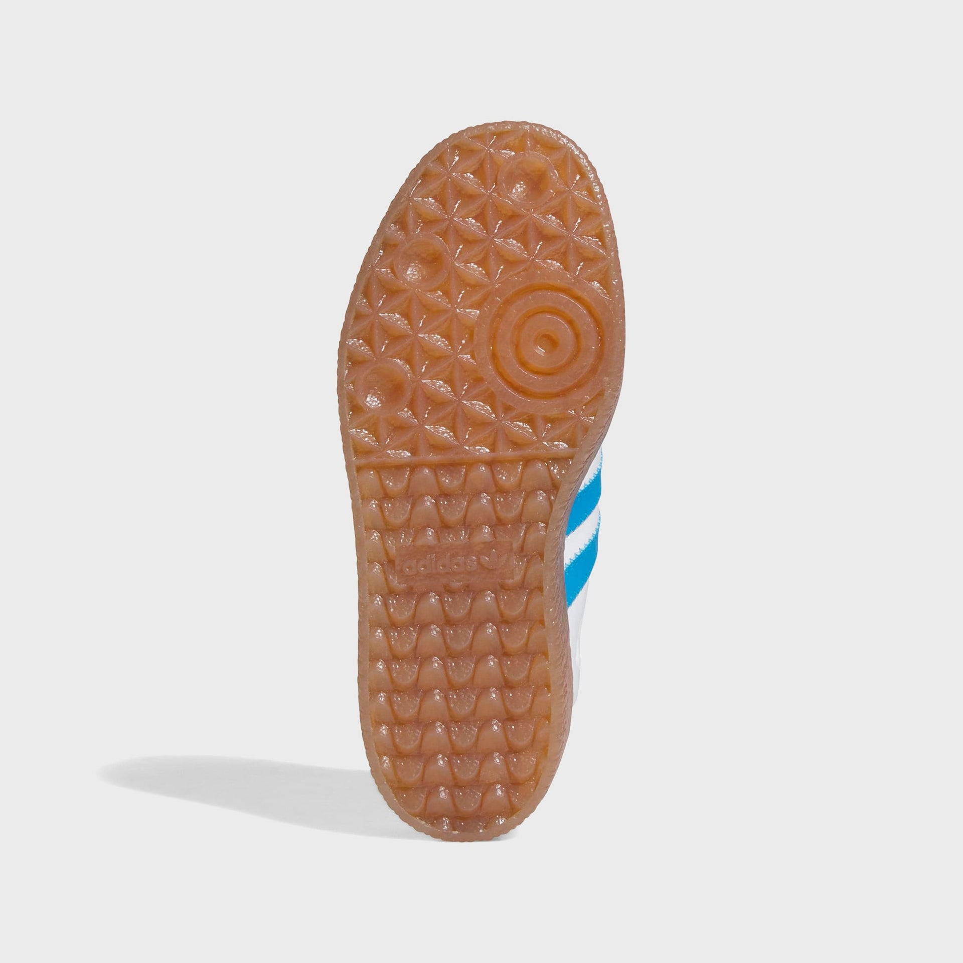 adidas Junior Sambae - White / Bright Blue / Gold Metallic