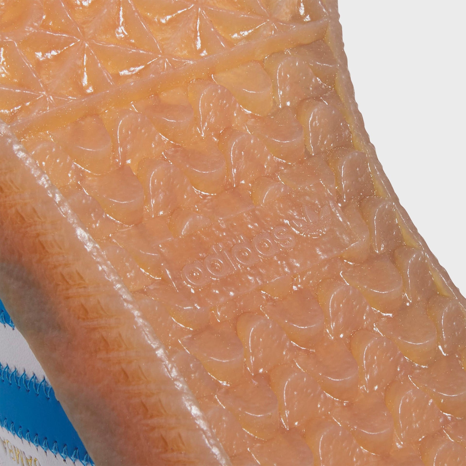 adidas Junior Sambae - White / Bright Blue / Gold Metallic