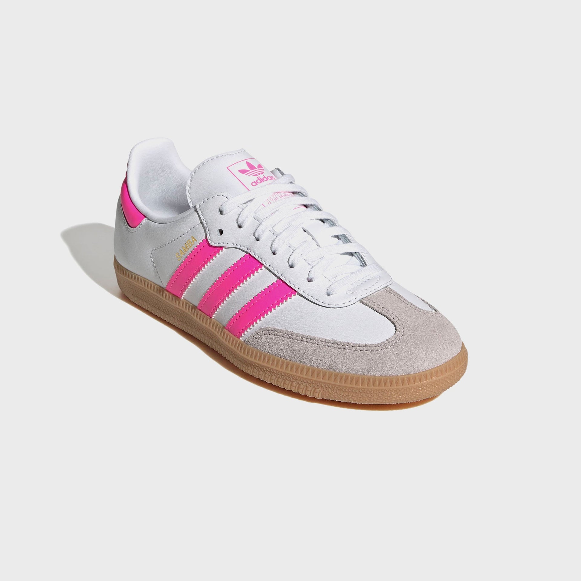 adidas Samba OG - White / Lucid Pink / Gum 3
