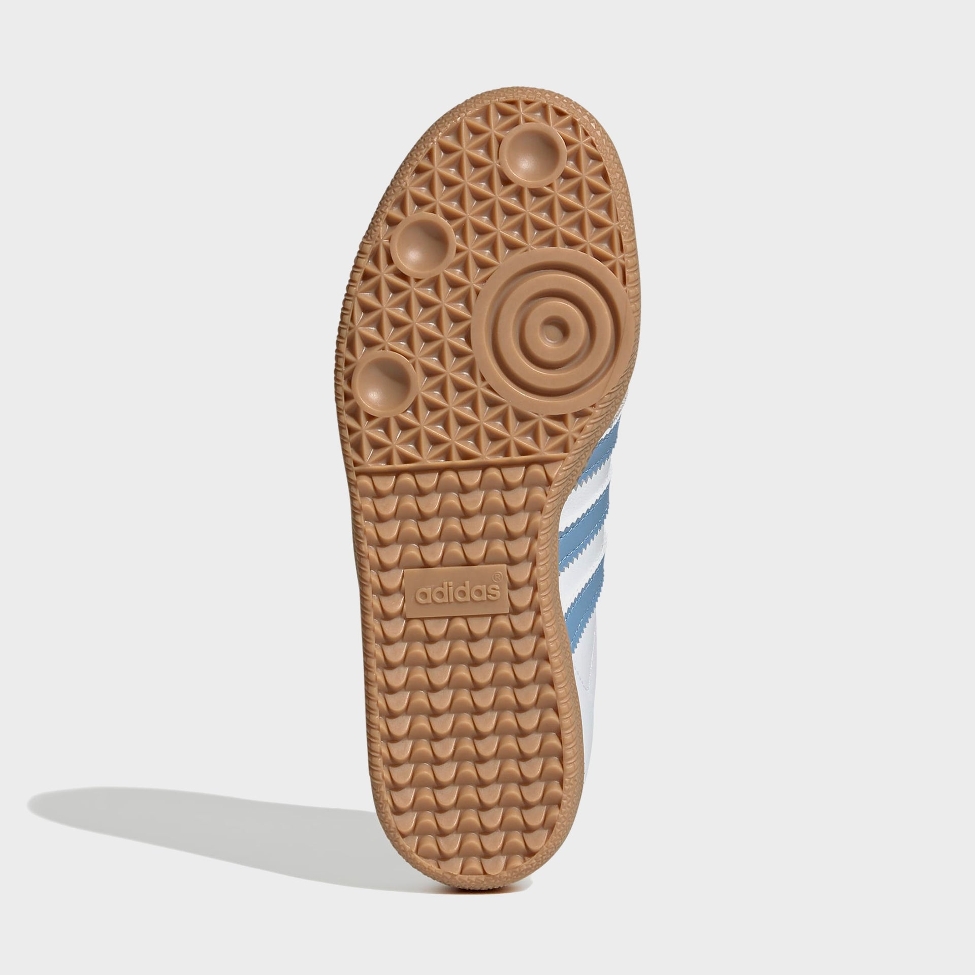 adidas GS Samba OG - White / Ash Blue / Gum 3
