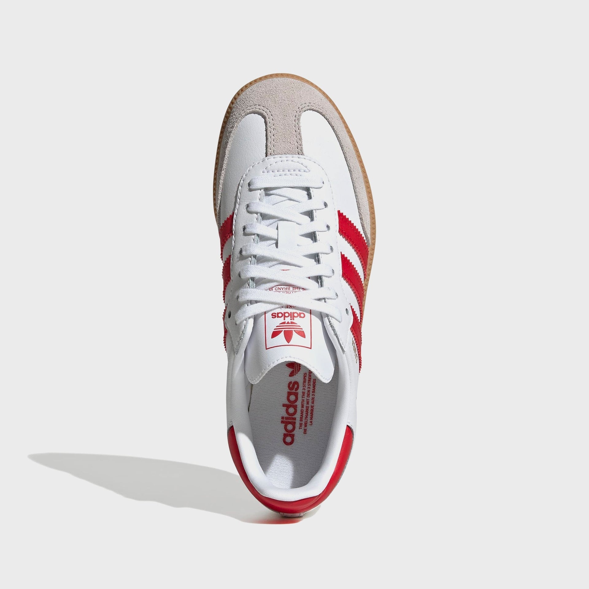 adidas GS Samba OG - White / Better Scarlet / Gum 3