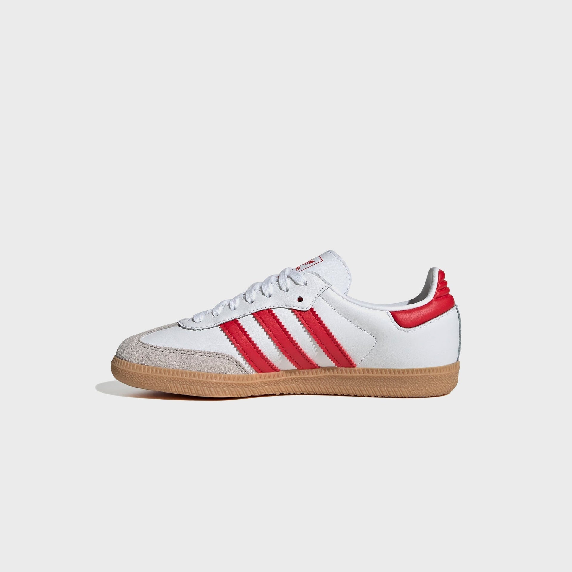 adidas GS Samba OG - White / Better Scarlet / Gum 3