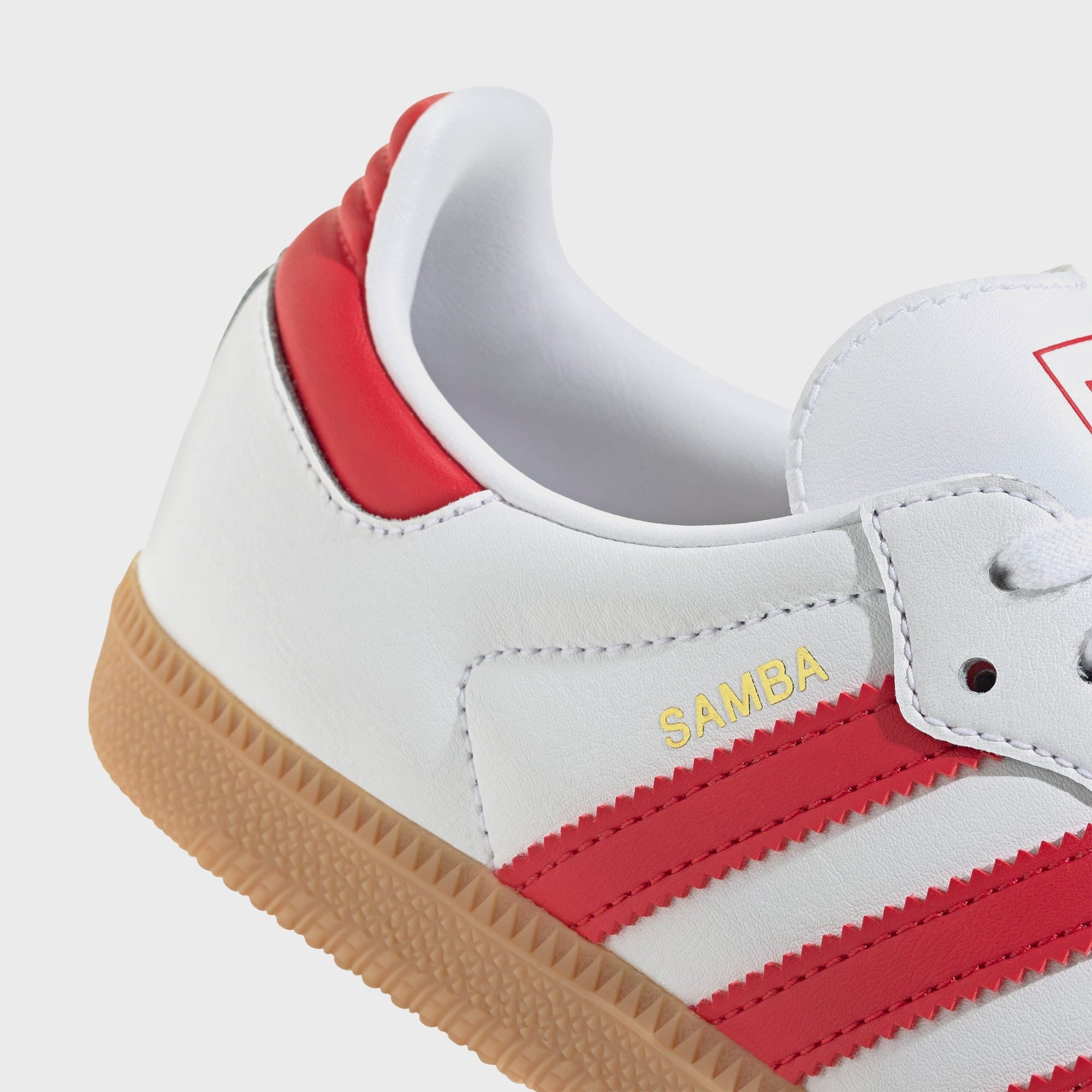 adidas GS Samba OG - White / Better Scarlet / Gum 3