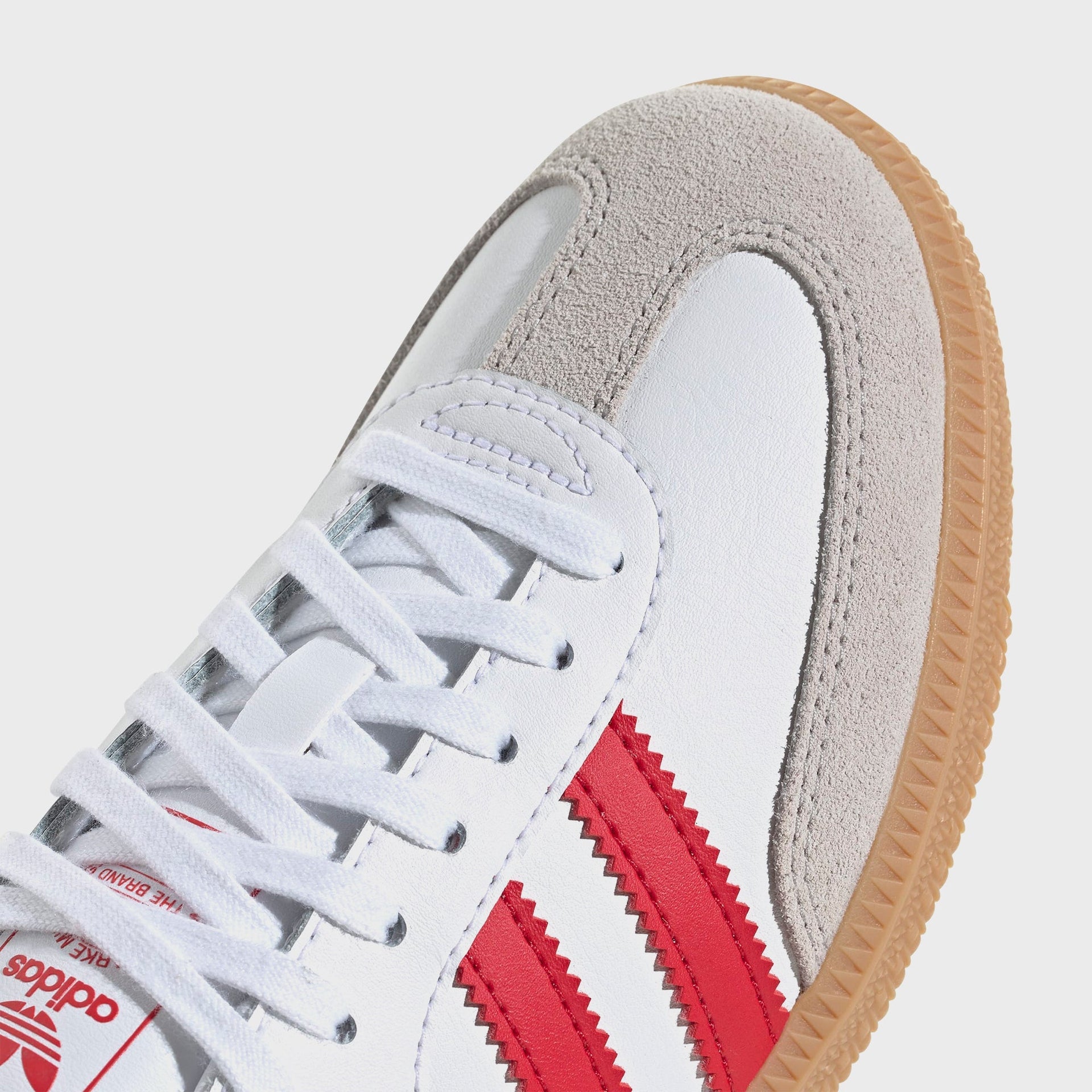 adidas GS Samba OG - White / Better Scarlet / Gum 3