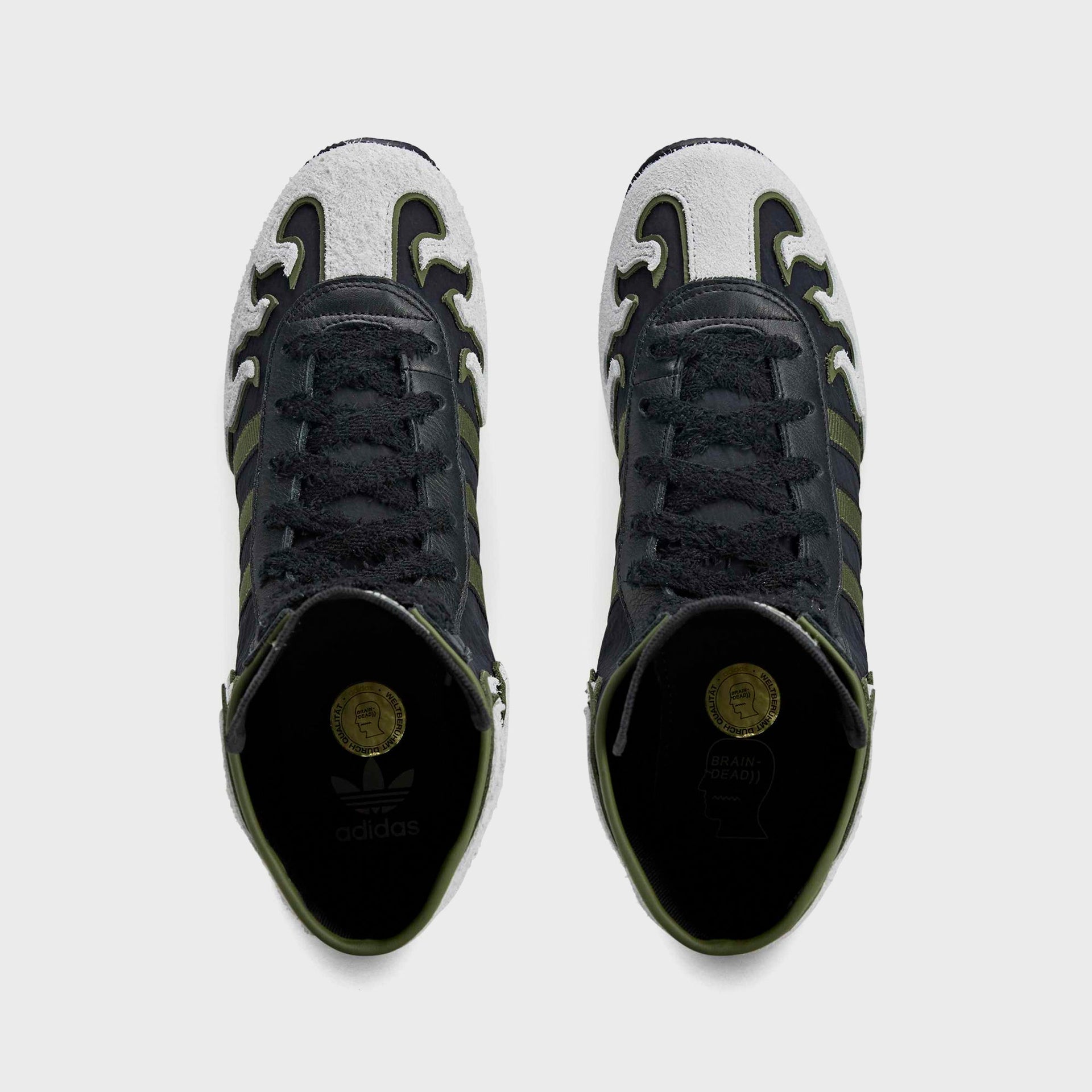 adidas x Brain Dead Japan Hi - Black / Crystal White / Gold Metallic